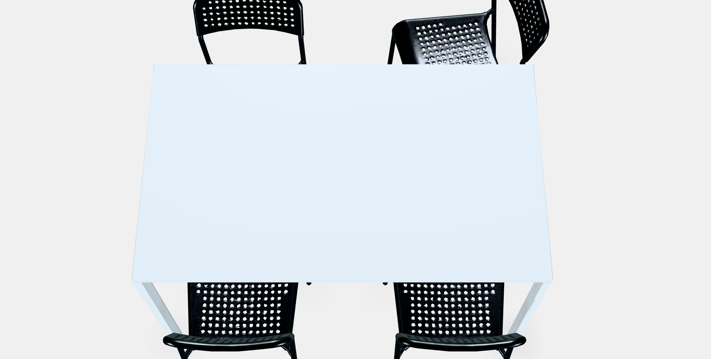 MELLTORP - ADDE Table and 4 chairs 1 3D model_3