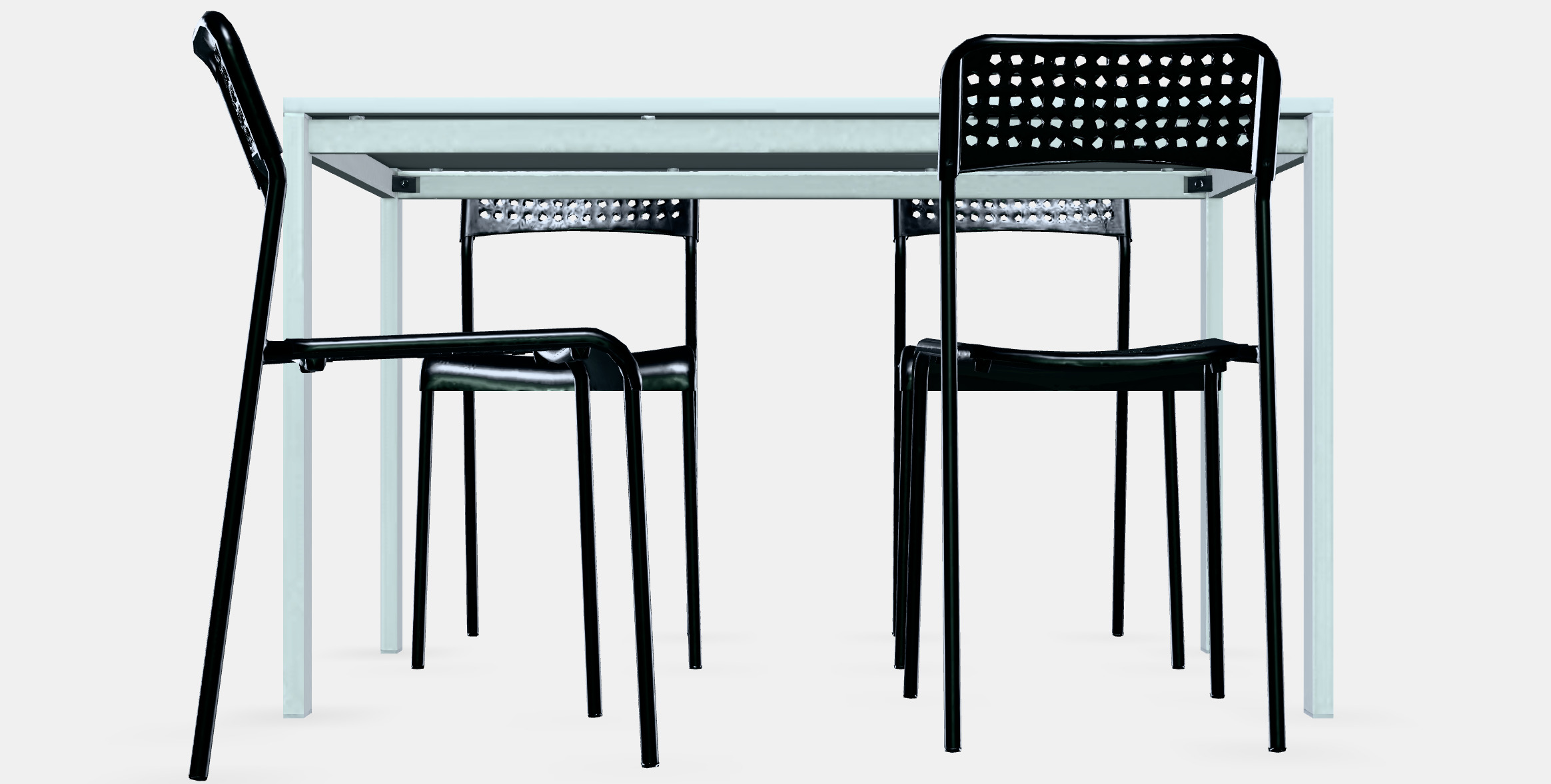 MELLTORP - ADDE Table and 4 chairs 1 3D model_12