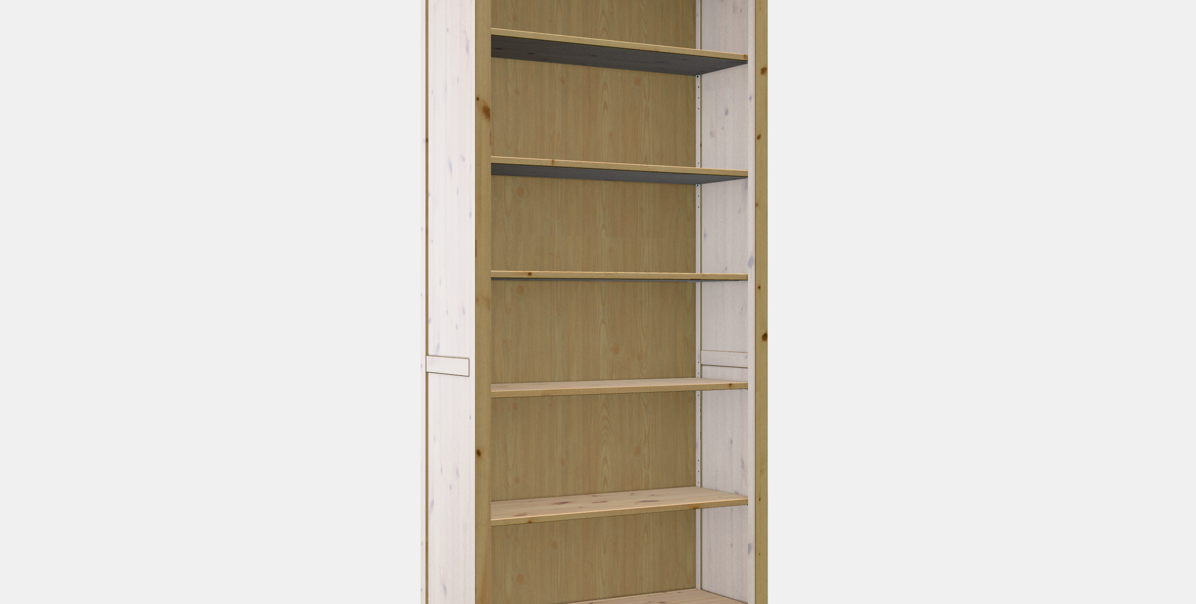 HEMNES Bookcase 3 3D model_10