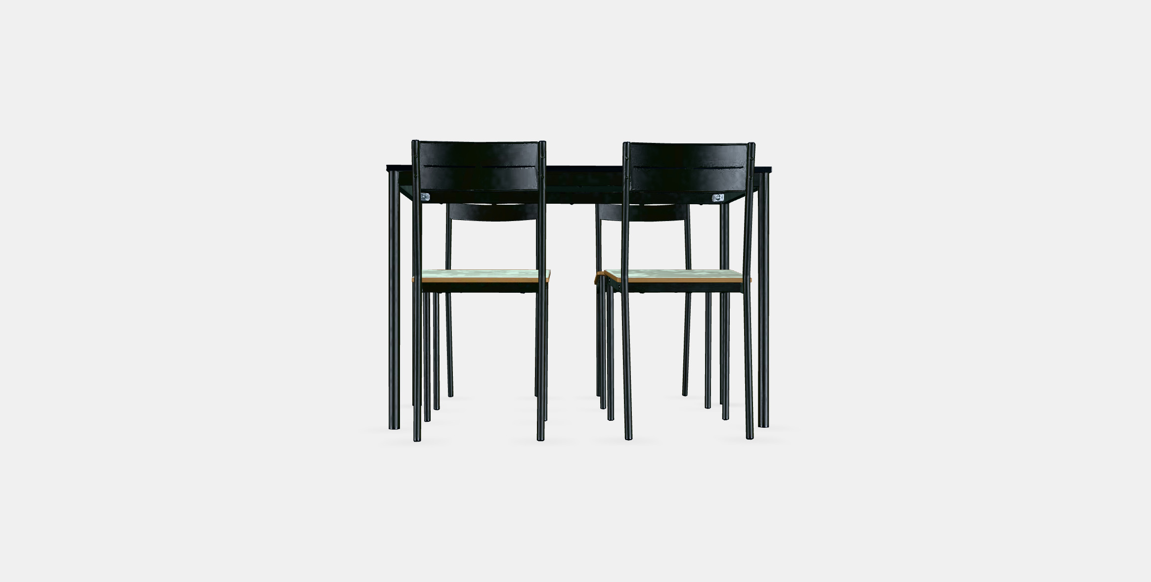 SANDSBERG - SANDSBERG Table and 4 chairs 1 Low-poly 3D model_14