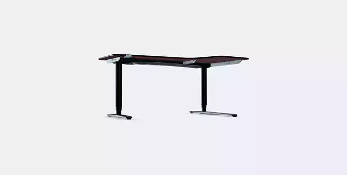 BEKANT Corner desk right sit-stand 1