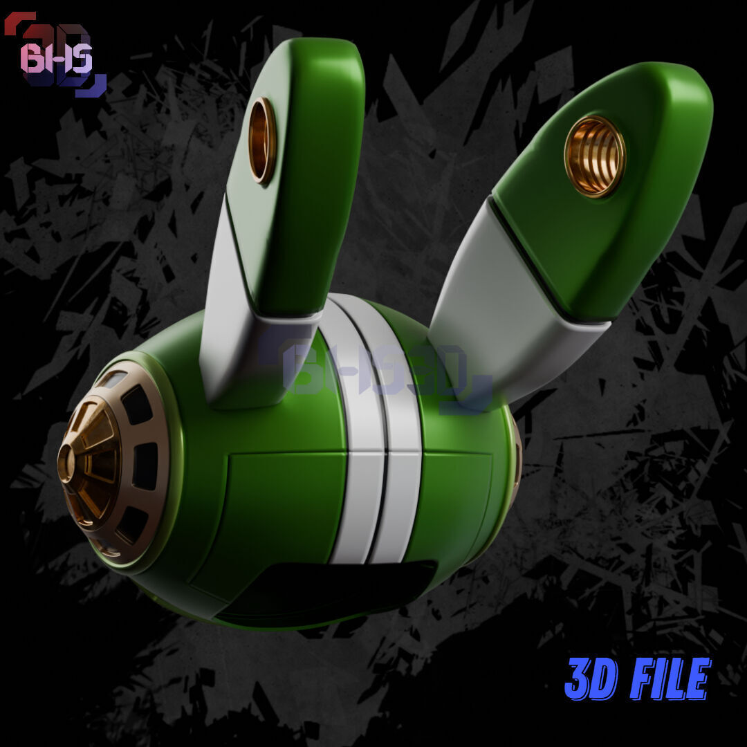 Vegapunk 03 And 04 Head 3D STL file 3D print model_2