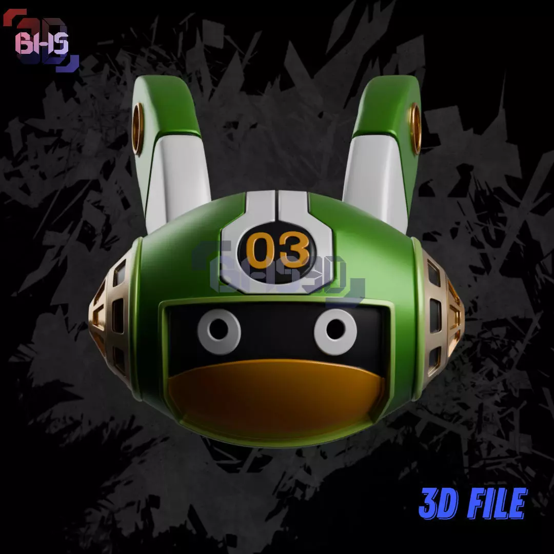 Vegapunk 03 And 04 Head 3D STL file 3D print model_0