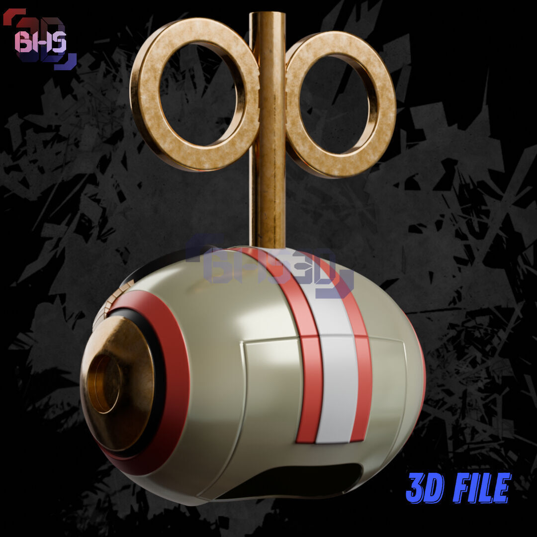 Vegapunk 03 And 04 Head 3D STL file 3D print model_6