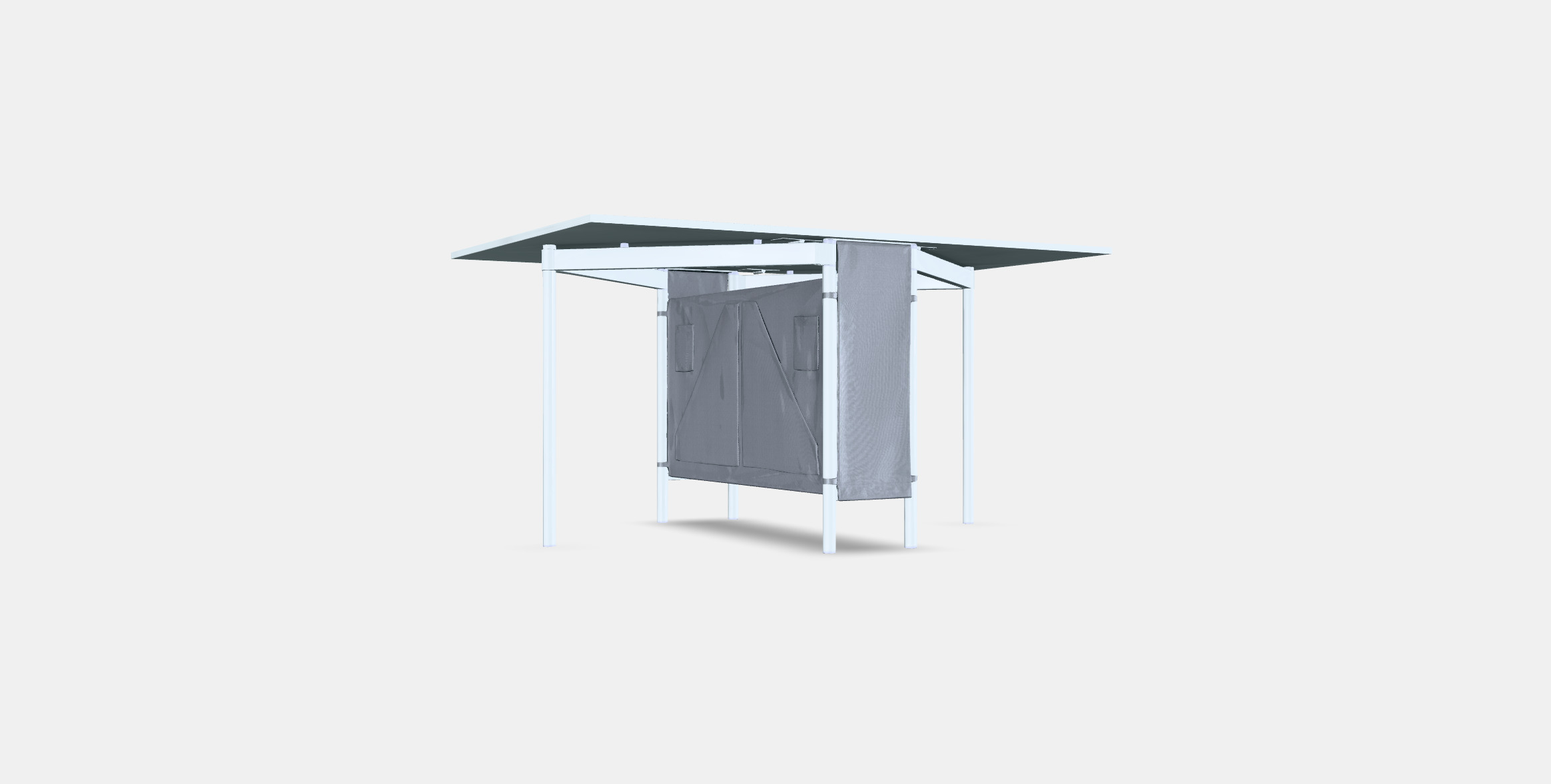 KALLHALL Gateleg table with storage Low-poly 3D model_16