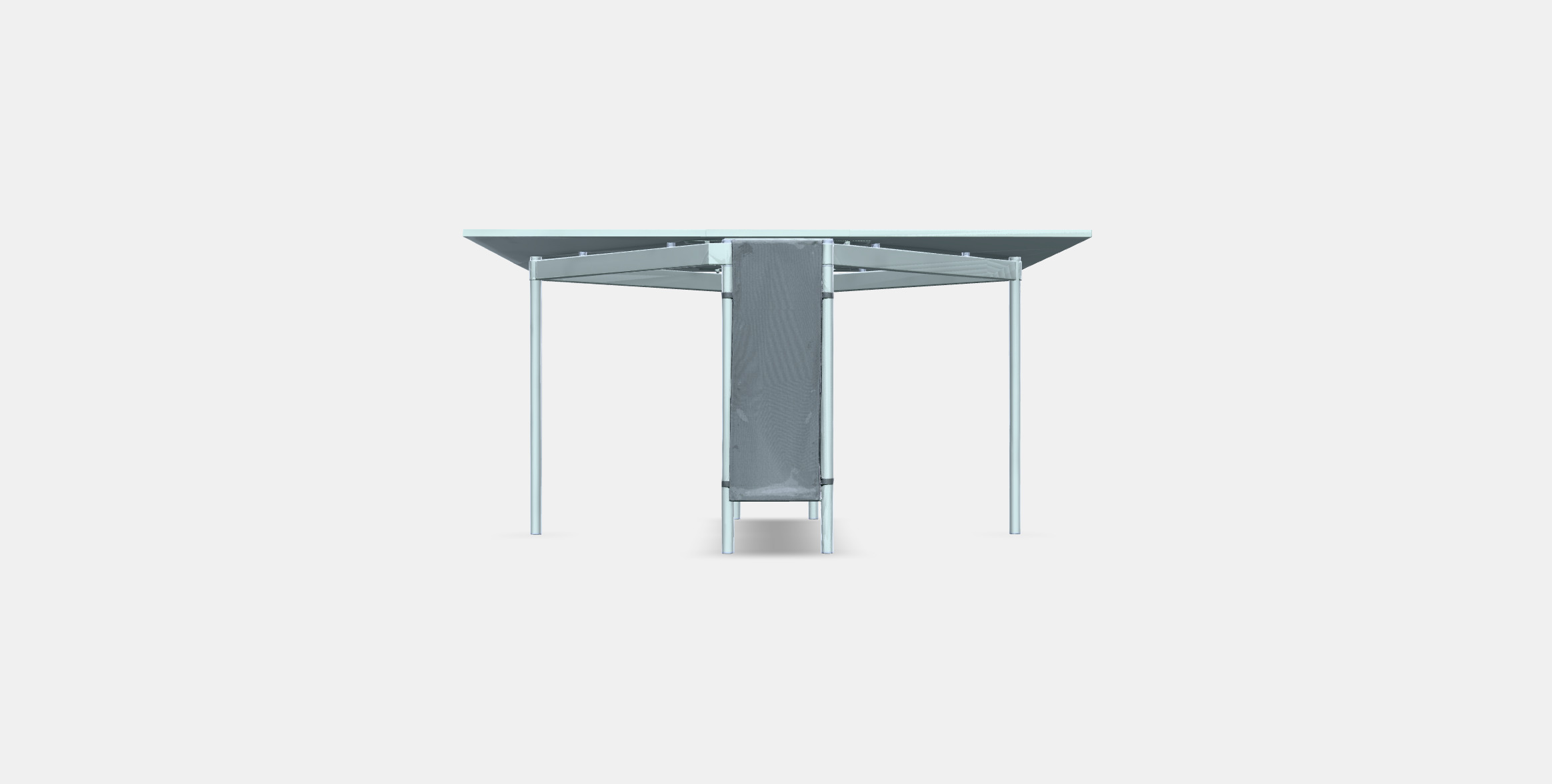 KALLHALL Gateleg table with storage Low-poly 3D model_9