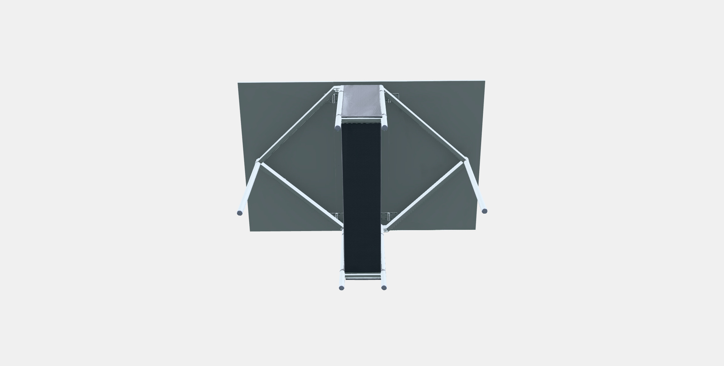 KALLHALL Gateleg table with storage Low-poly 3D model_7