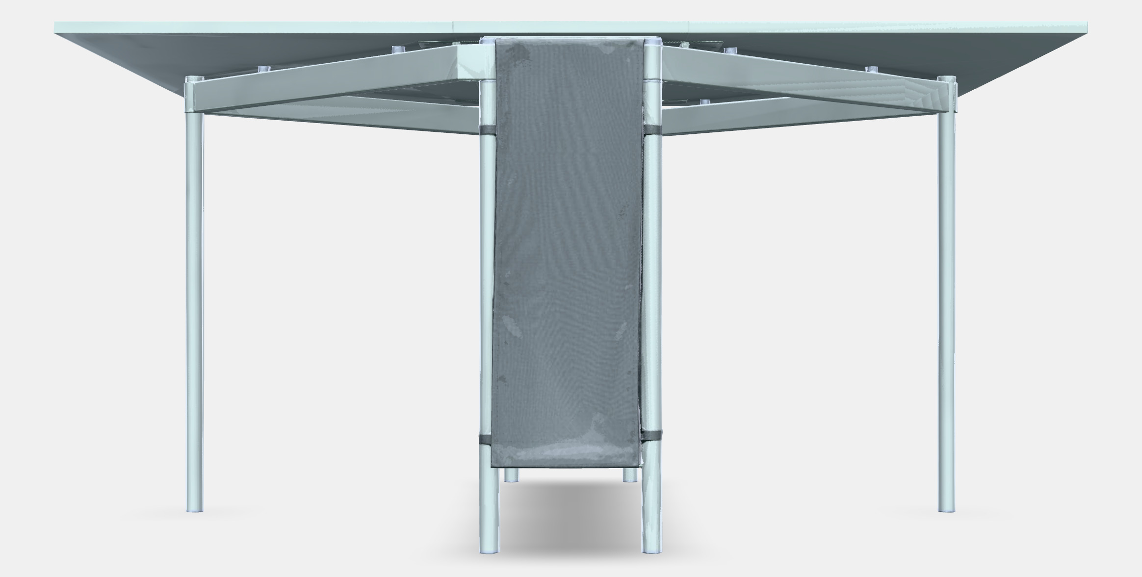 KALLHALL Gateleg table with storage Low-poly 3D model_11