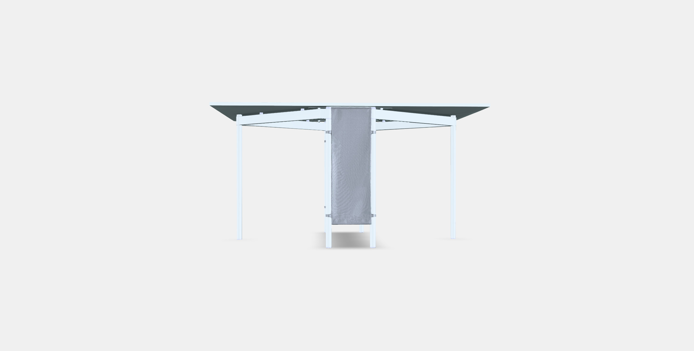 KALLHALL Gateleg table with storage Low-poly 3D model_14