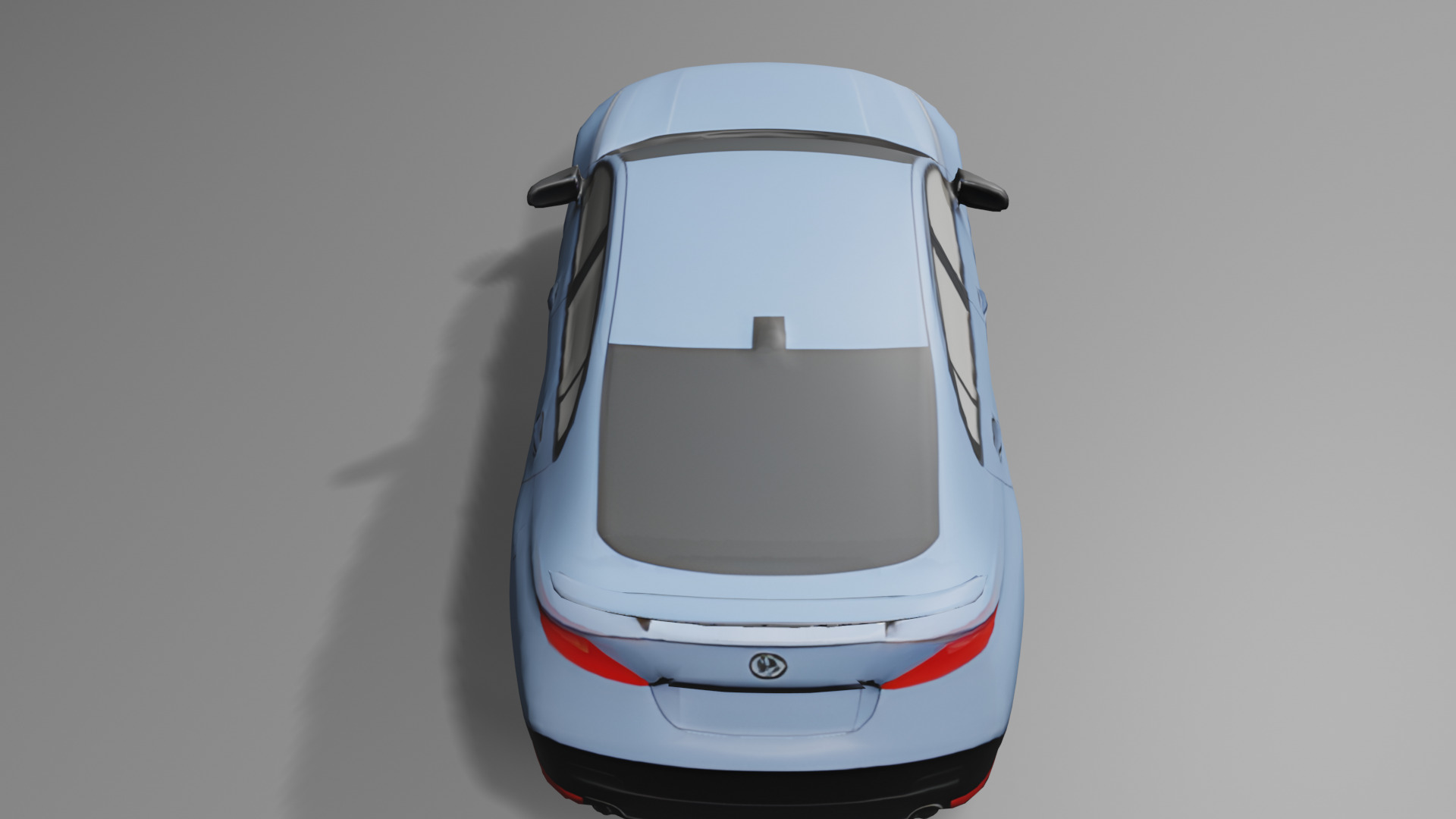 3D Model Hyundai Elantra 2021 Low Poly Car PBR Blender Low-poly 3D model_13