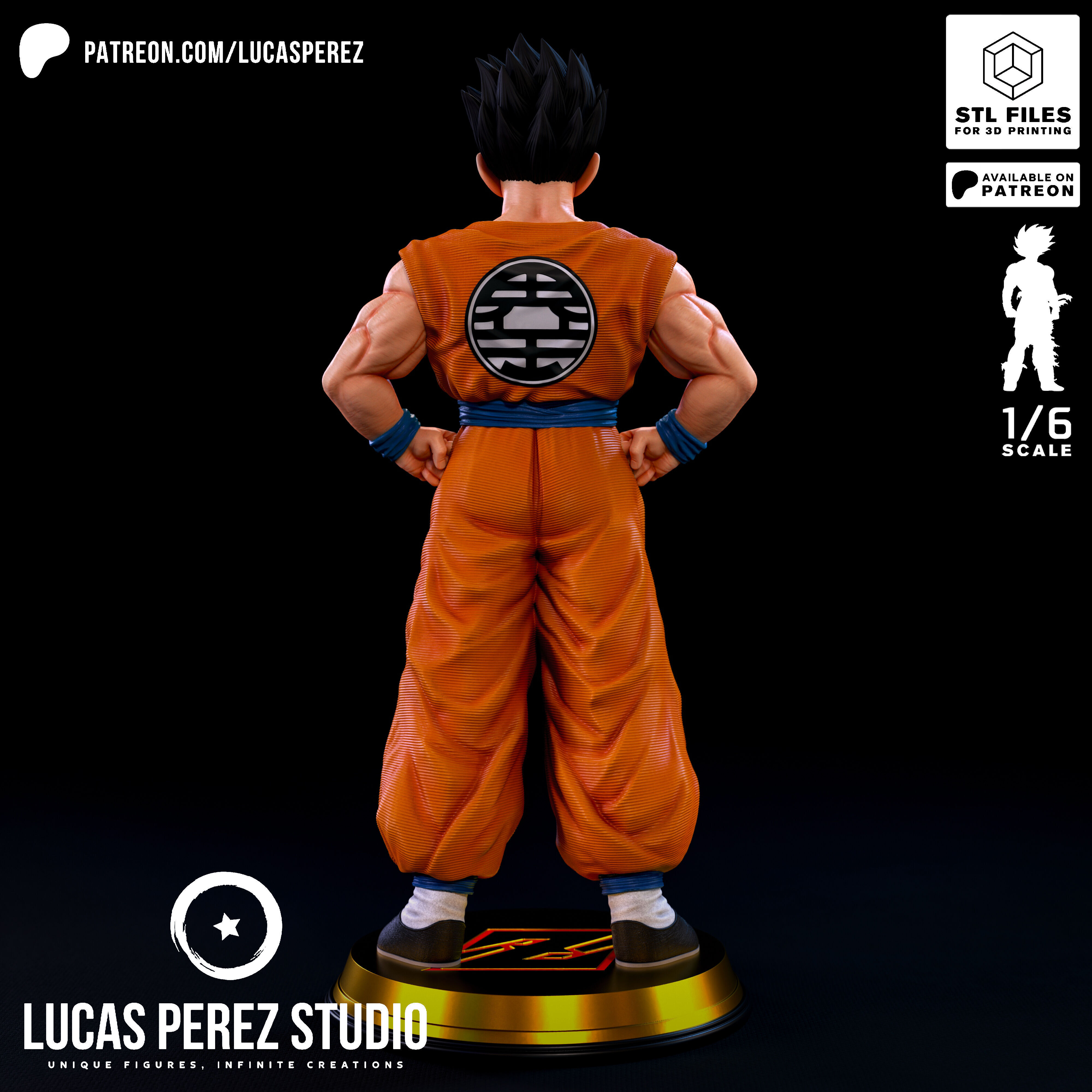 YAMCHA GUERRERO Z 3D print model_15
