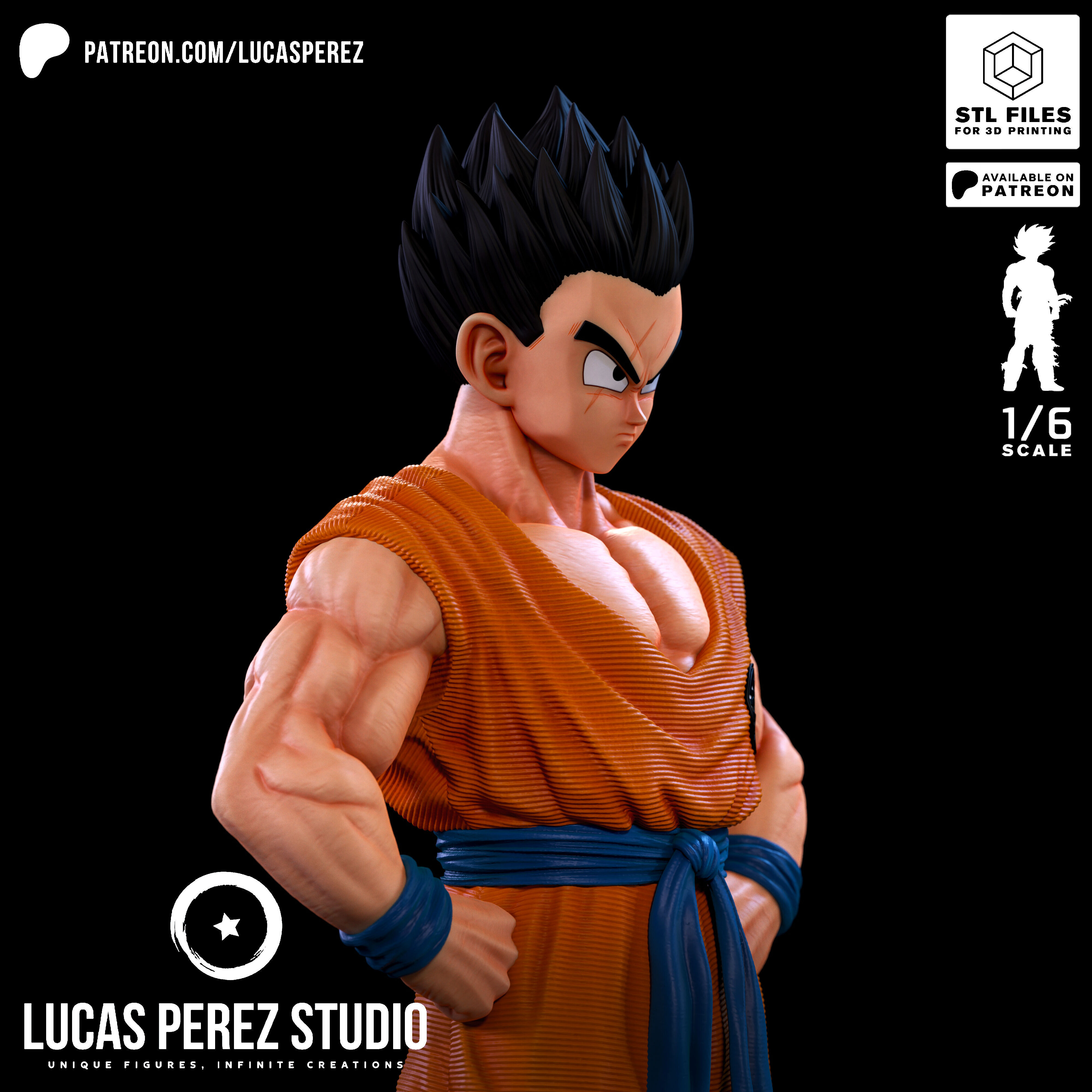 YAMCHA GUERRERO Z 3D print model_2