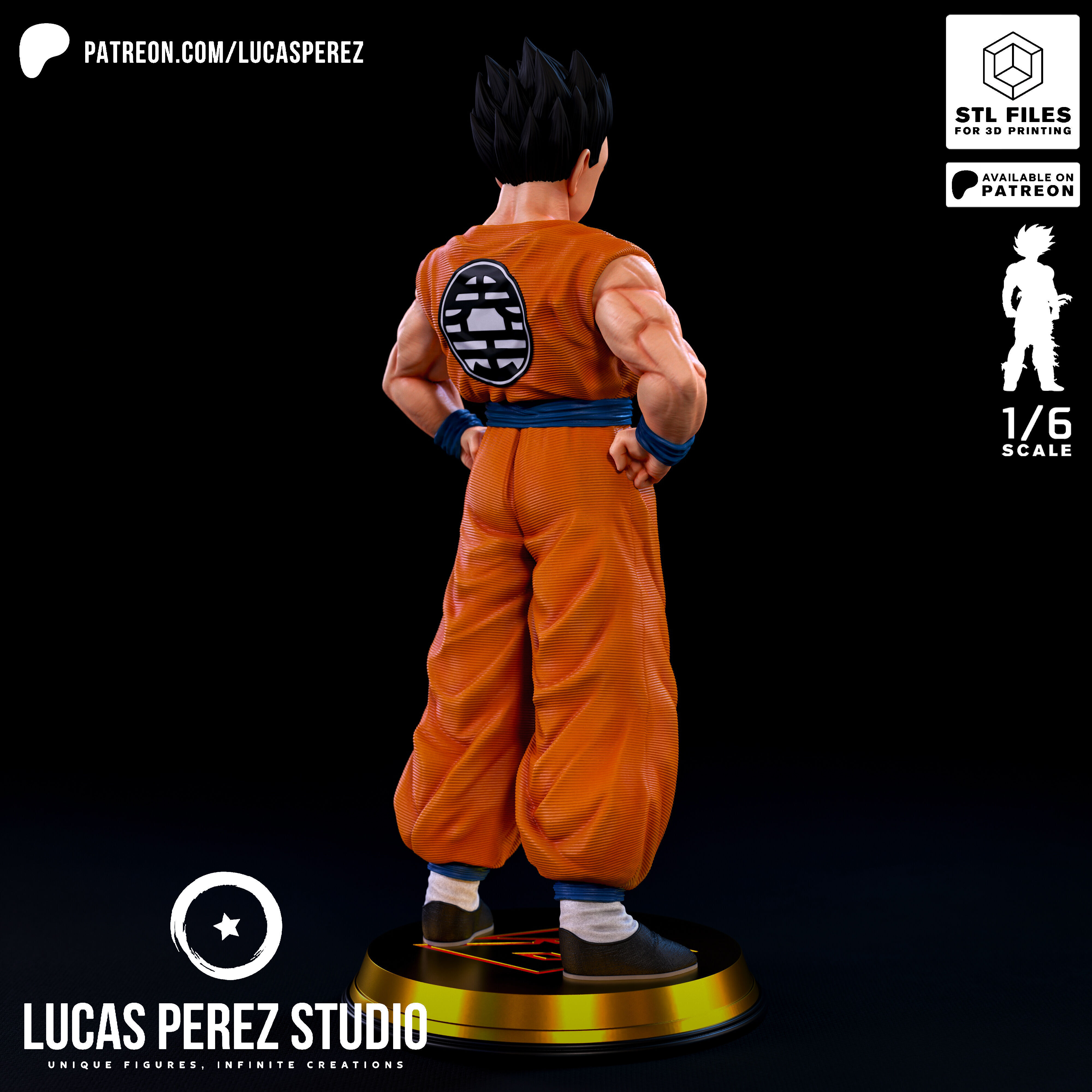 YAMCHA GUERRERO Z 3D print model_14