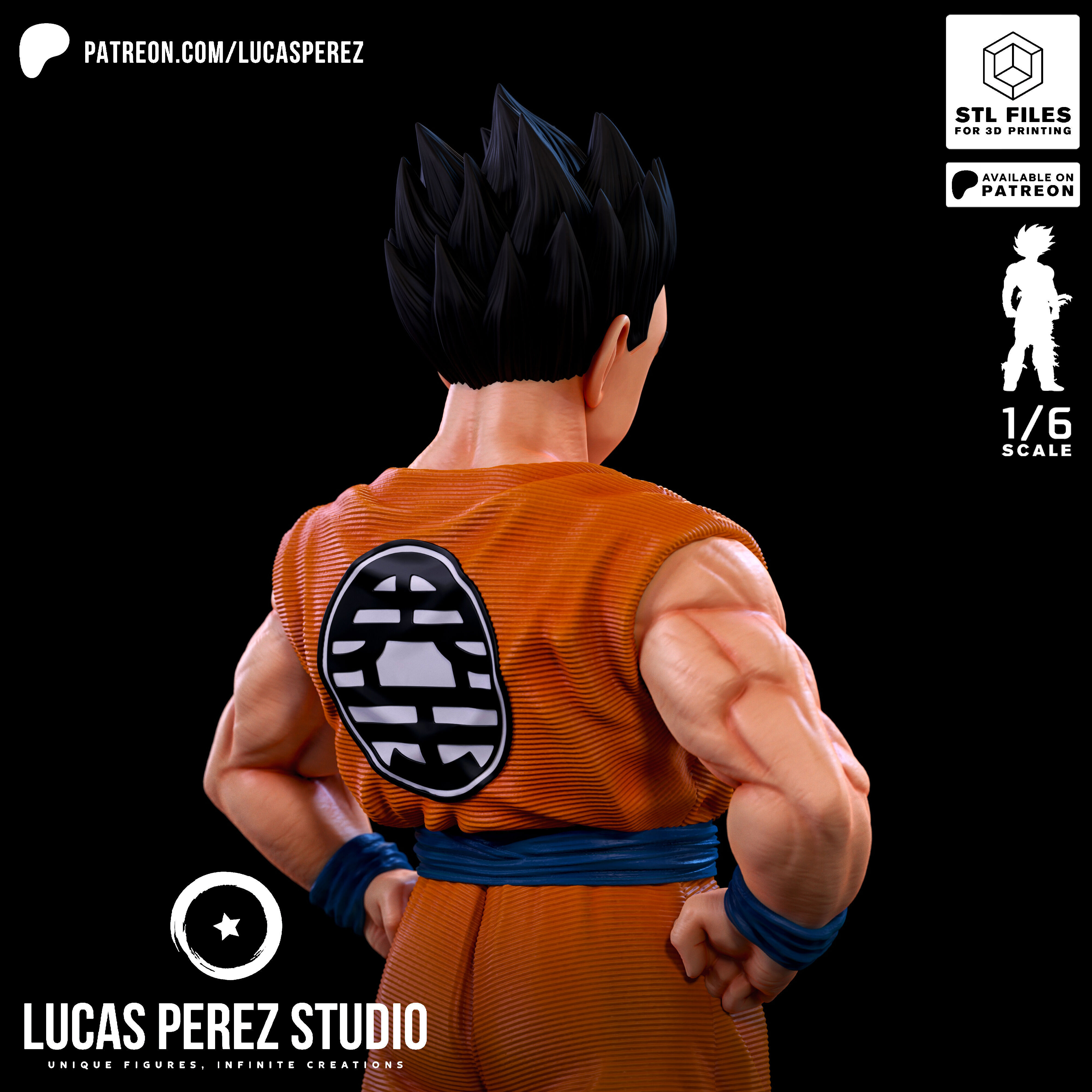 YAMCHA GUERRERO Z 3D print model_3