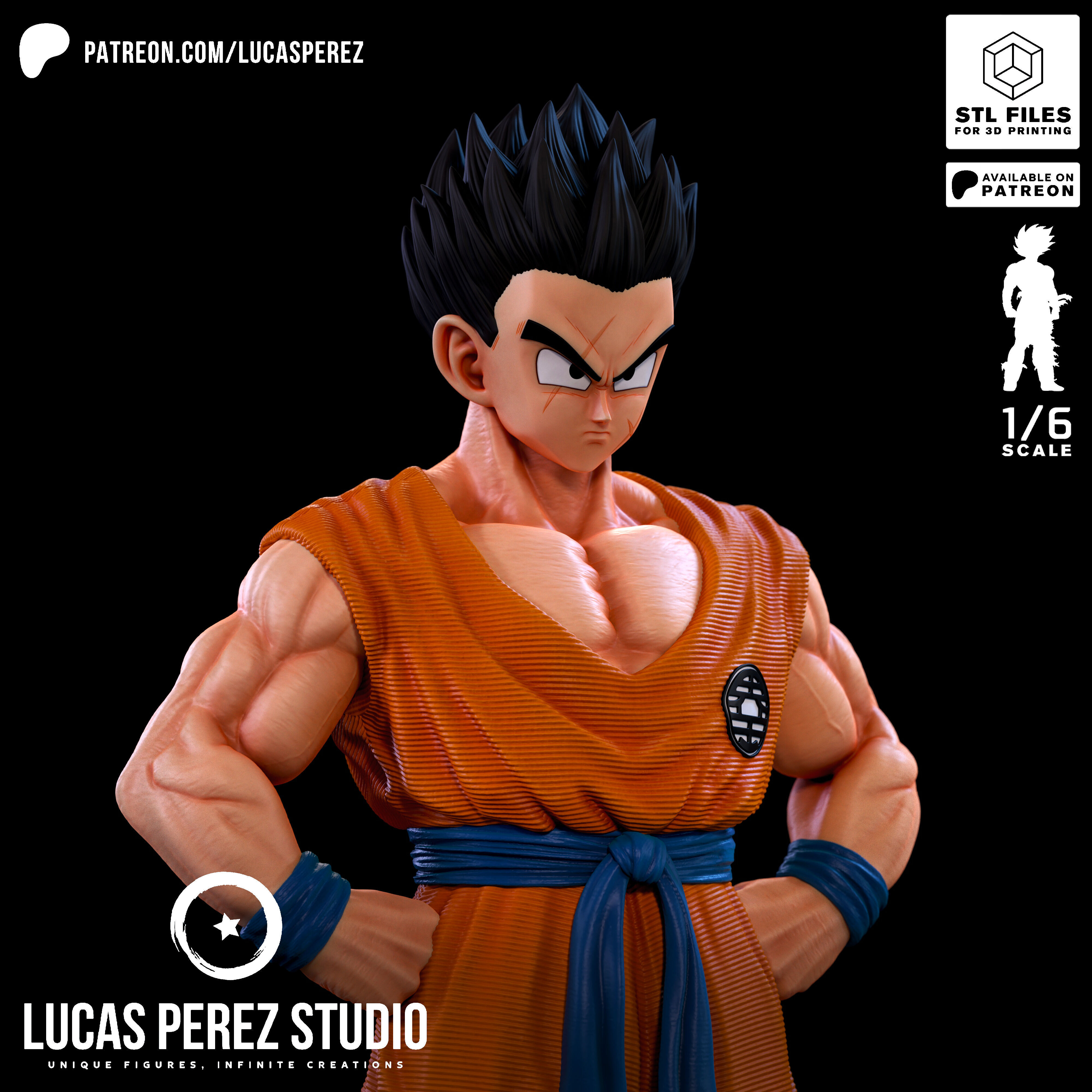 YAMCHA GUERRERO Z 3D print model_1