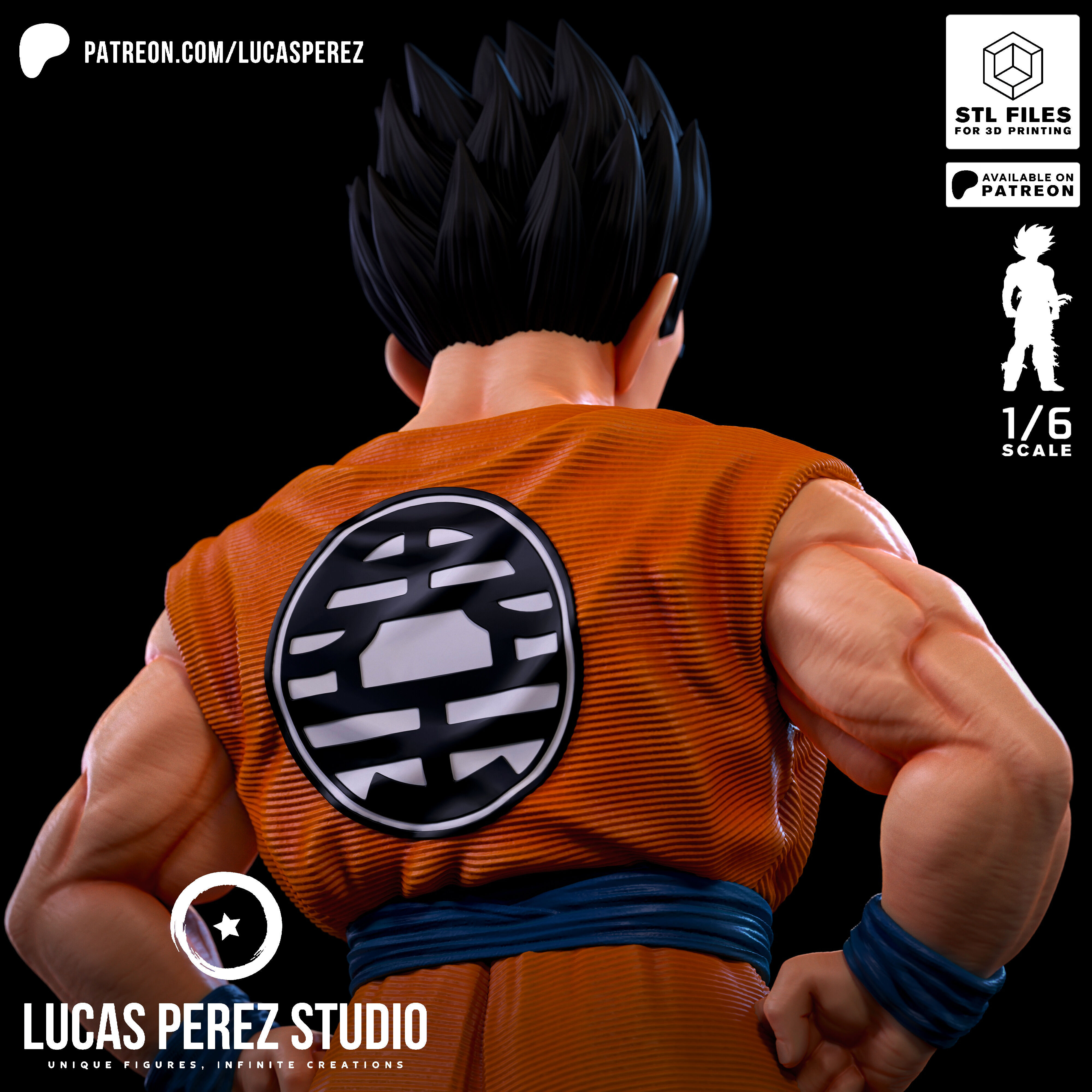 YAMCHA GUERRERO Z 3D print model_9