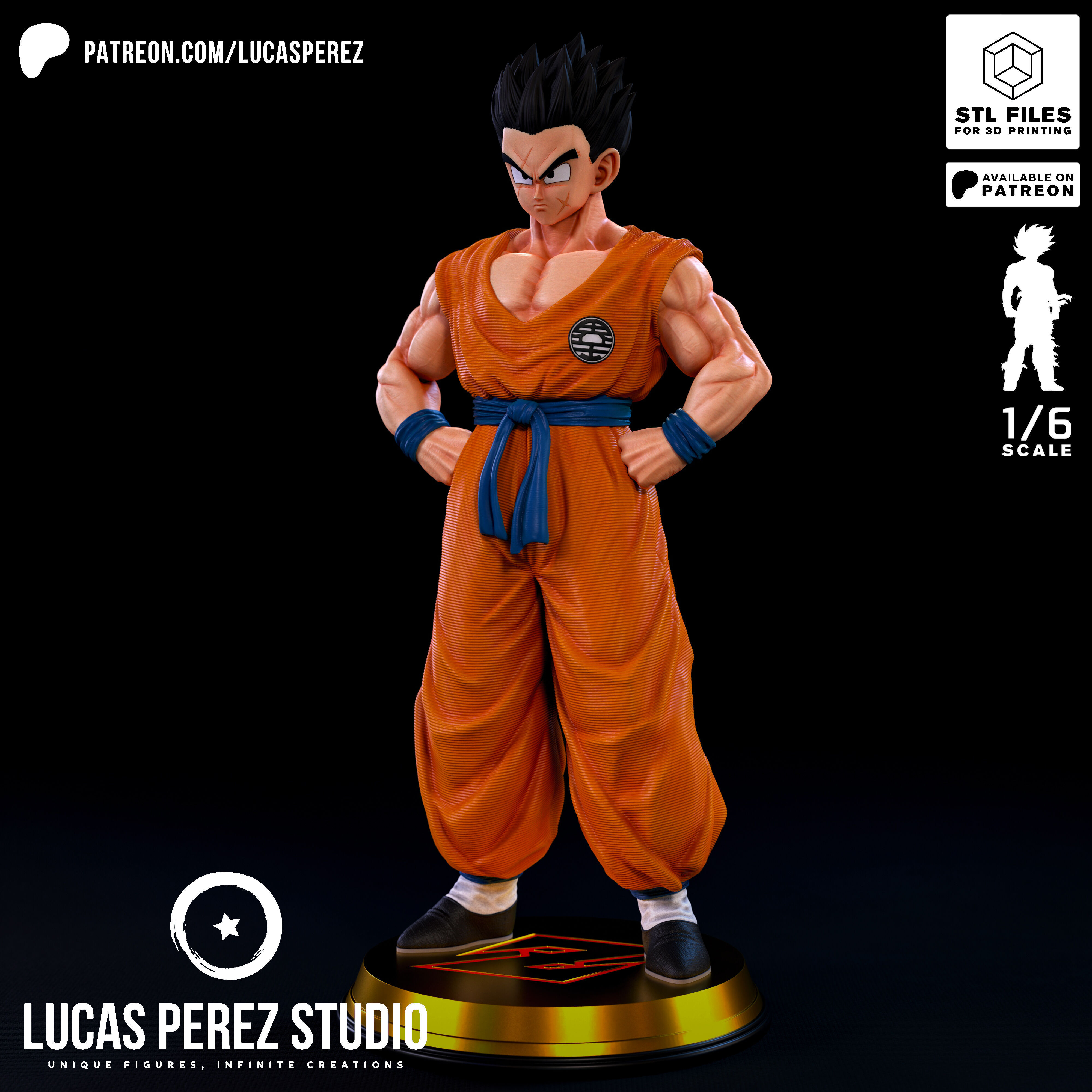 YAMCHA GUERRERO Z 3D print model_18