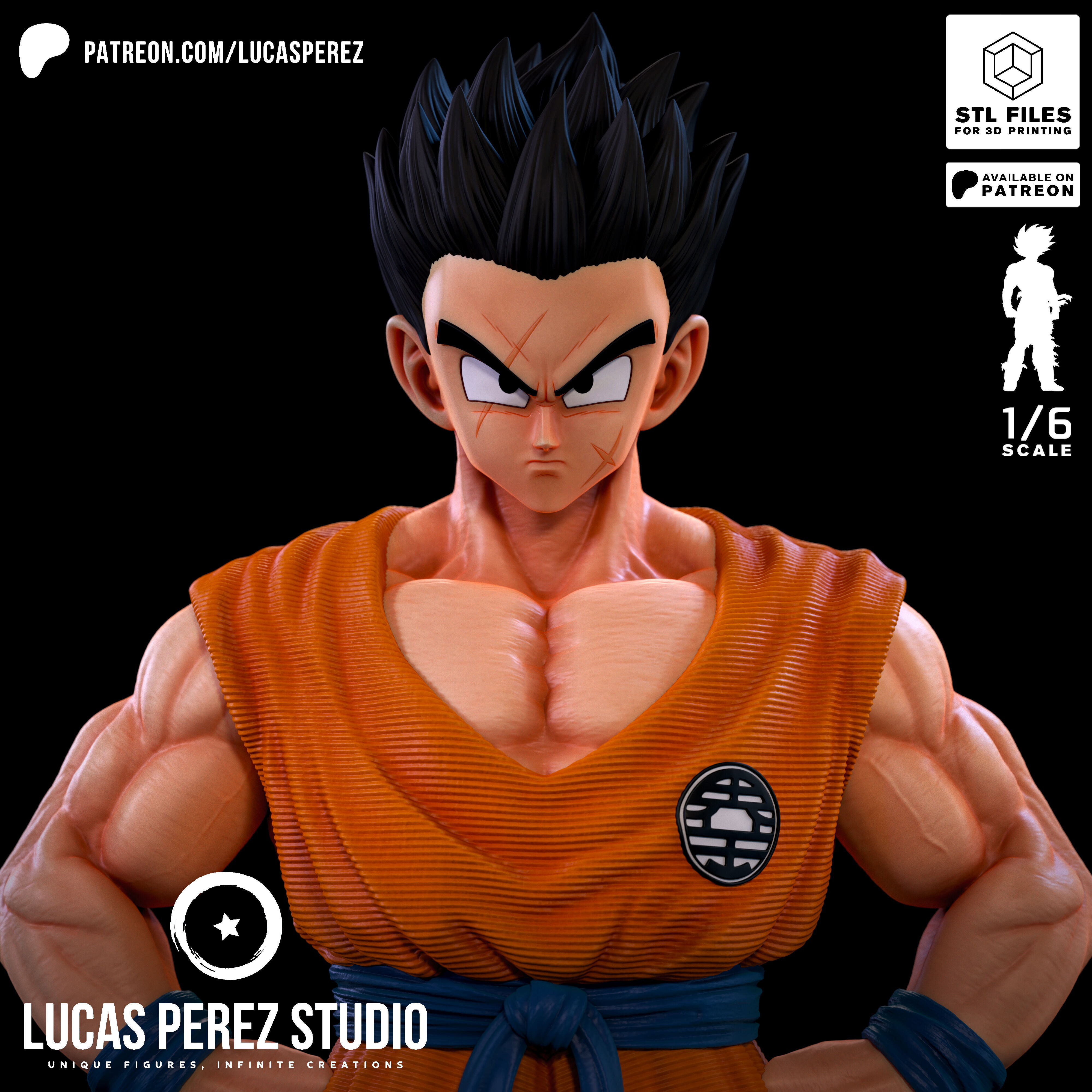 YAMCHA GUERRERO Z 3D print model_10