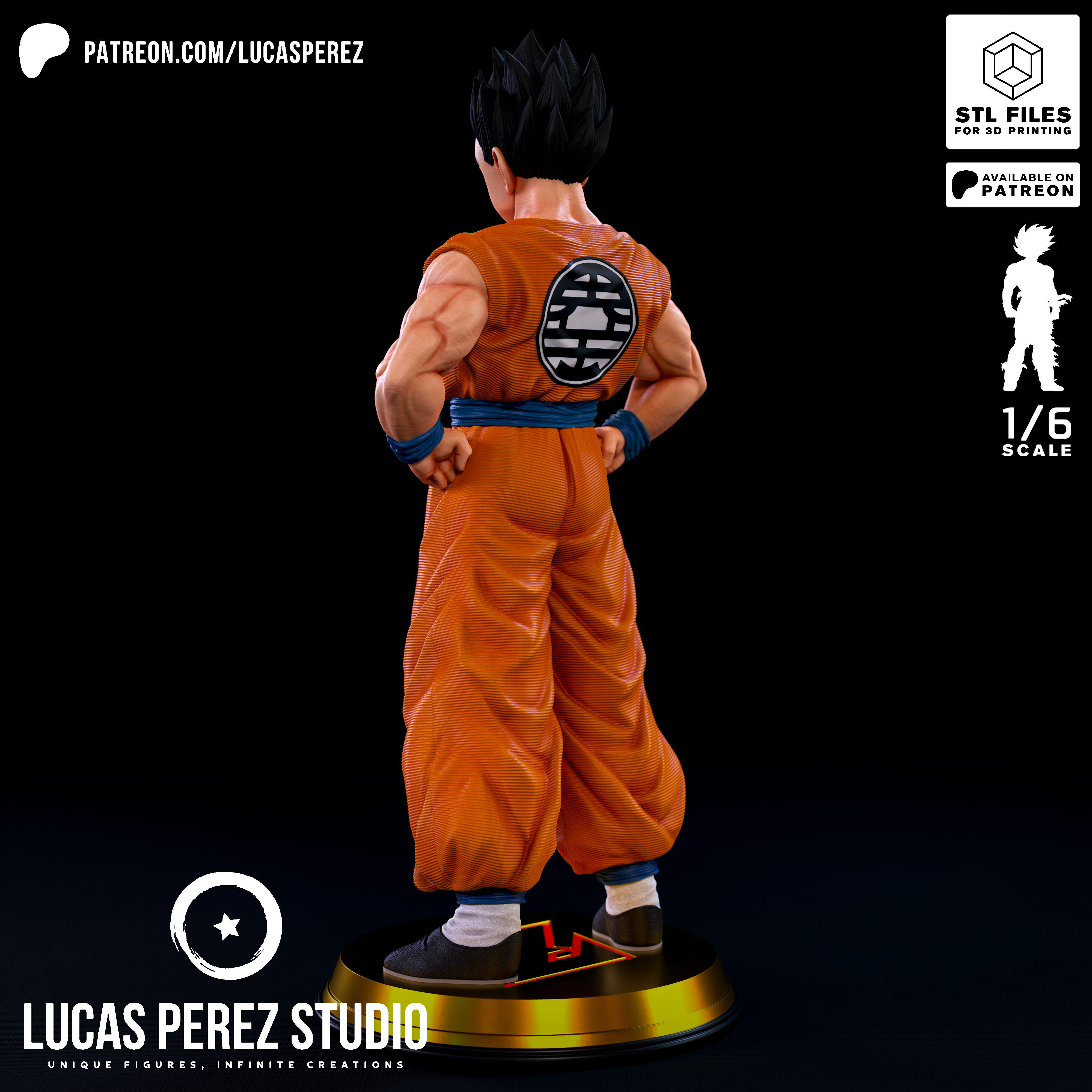 YAMCHA GUERRERO Z 3D print model_16
