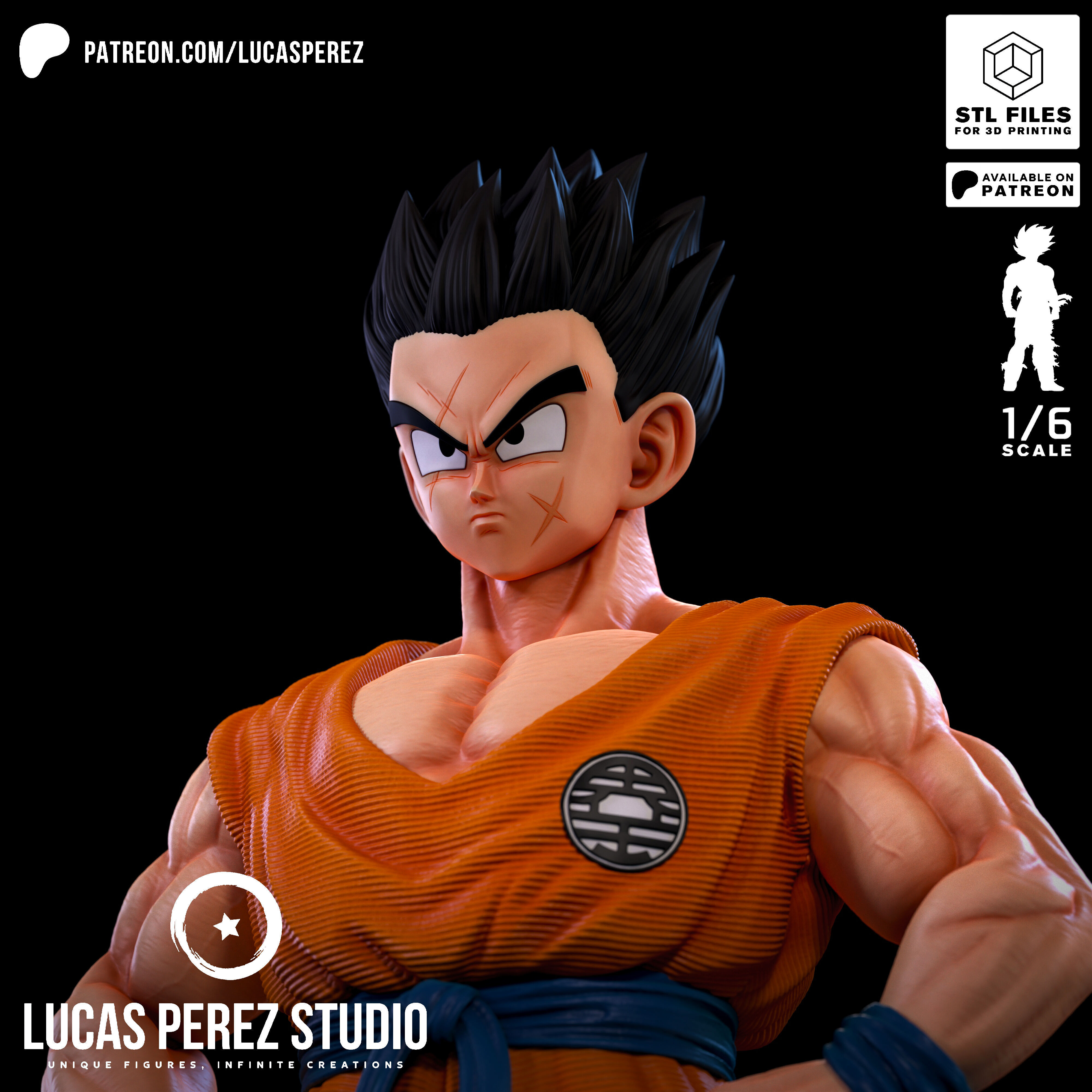 YAMCHA GUERRERO Z 3D print model_8