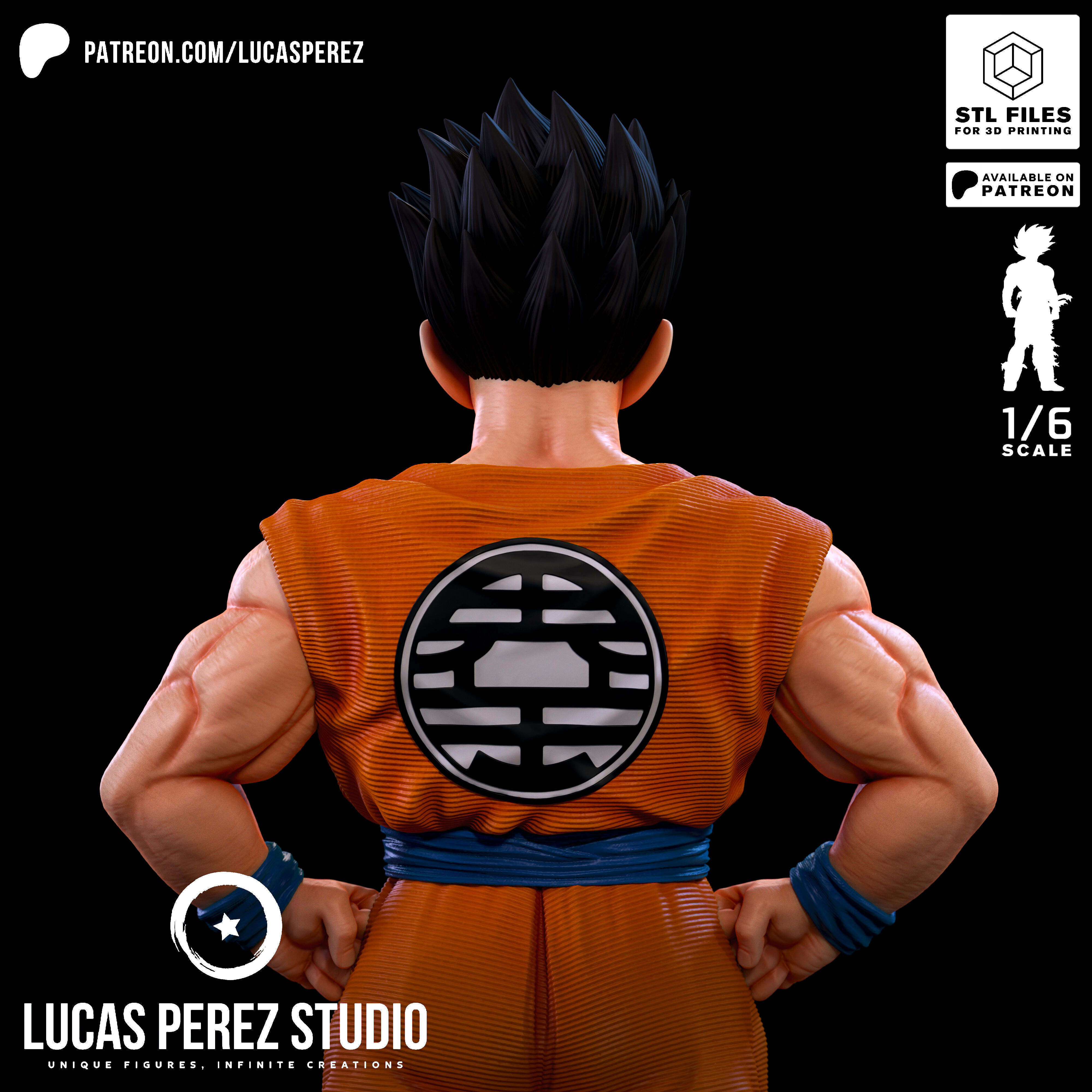 YAMCHA GUERRERO Z 3D print model_4