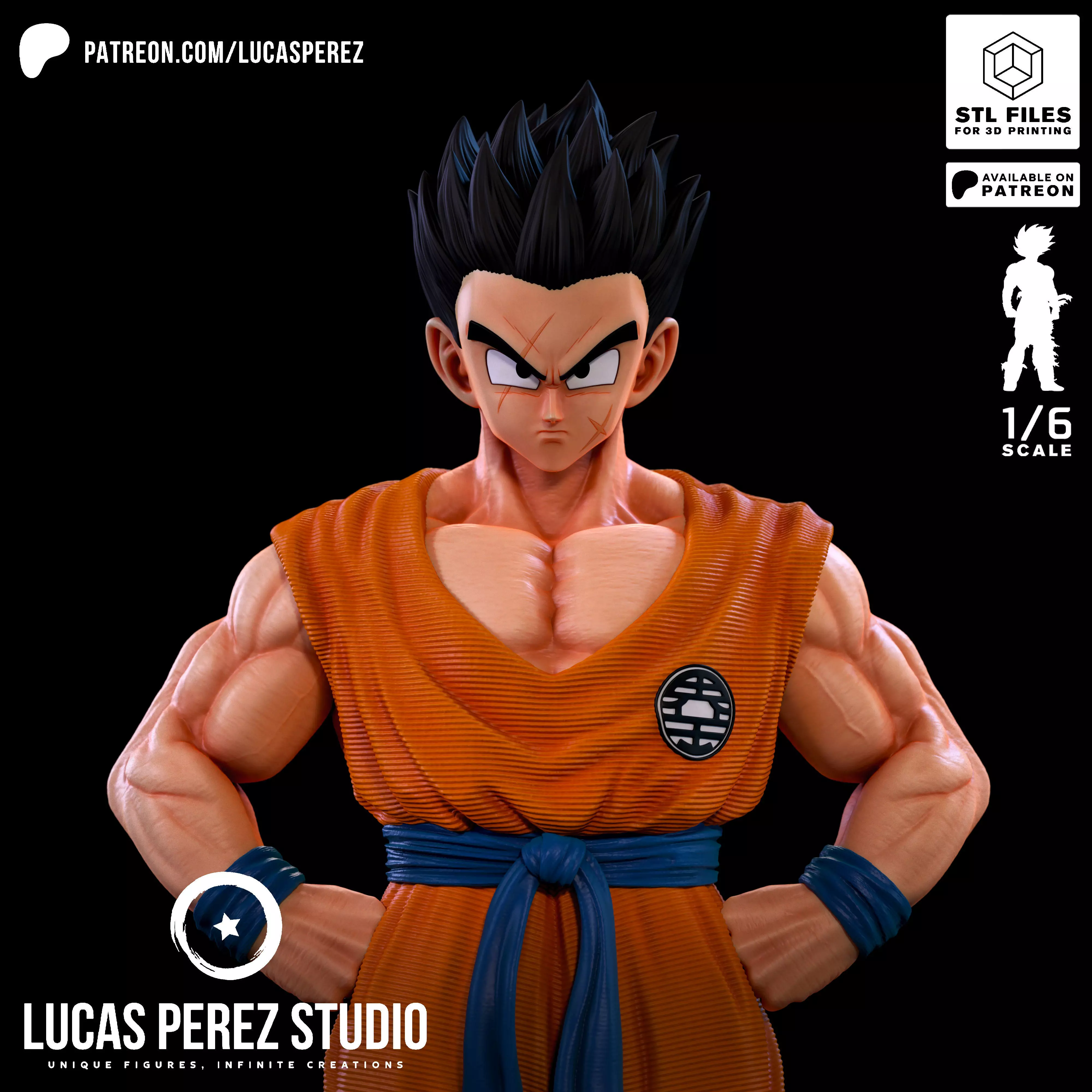 YAMCHA GUERRERO Z 3D print model_0