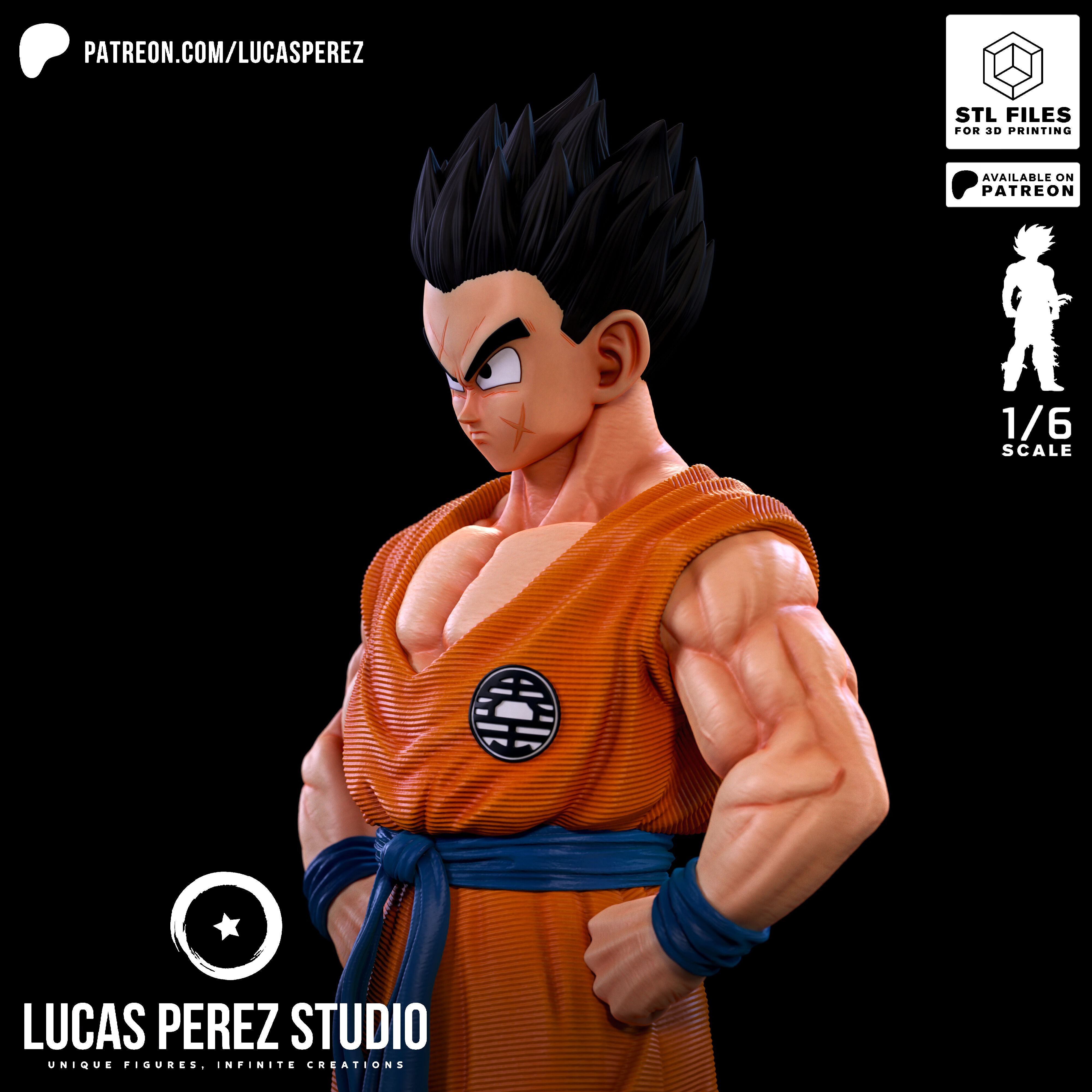 YAMCHA GUERRERO Z 3D print model_6