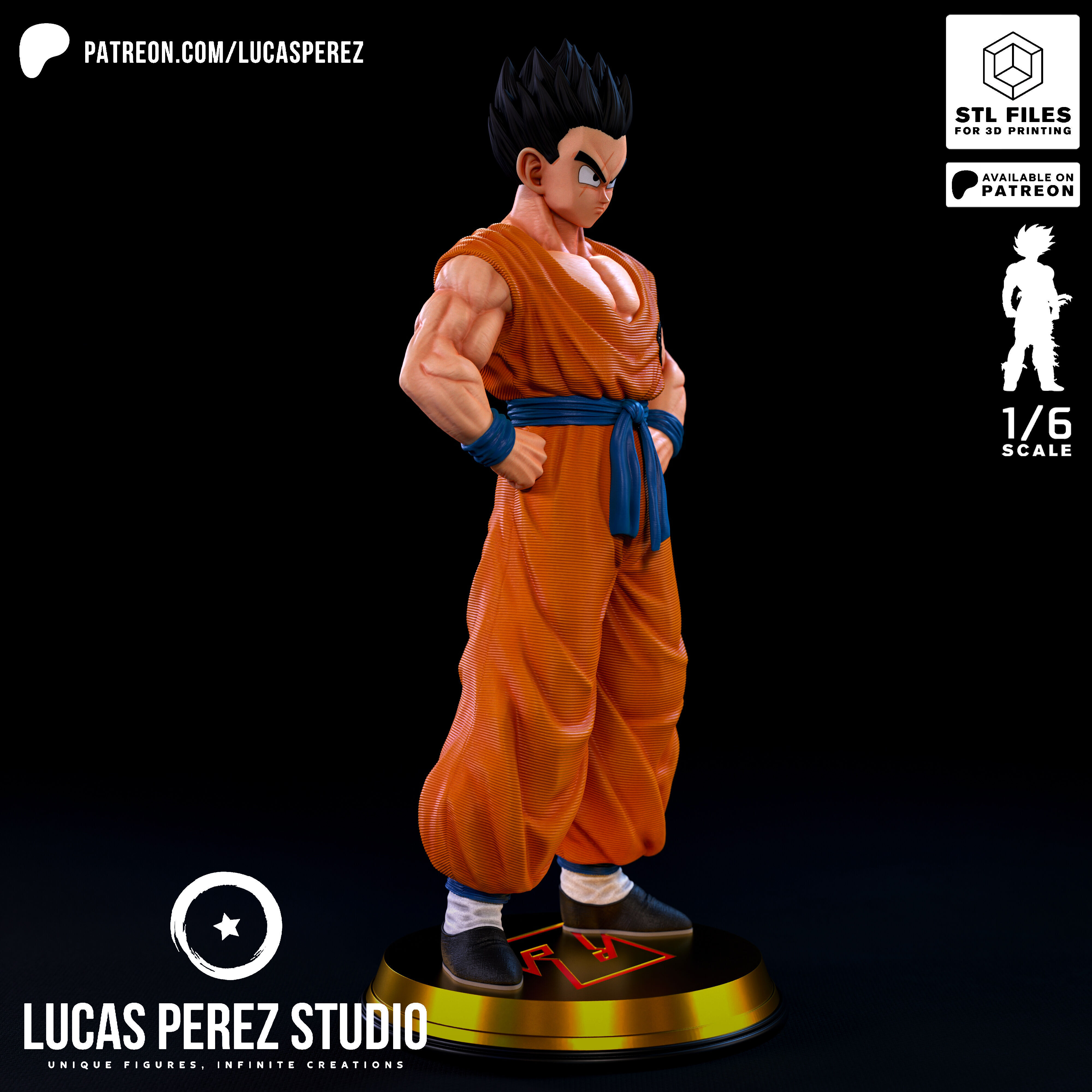 YAMCHA GUERRERO Z 3D print model_13