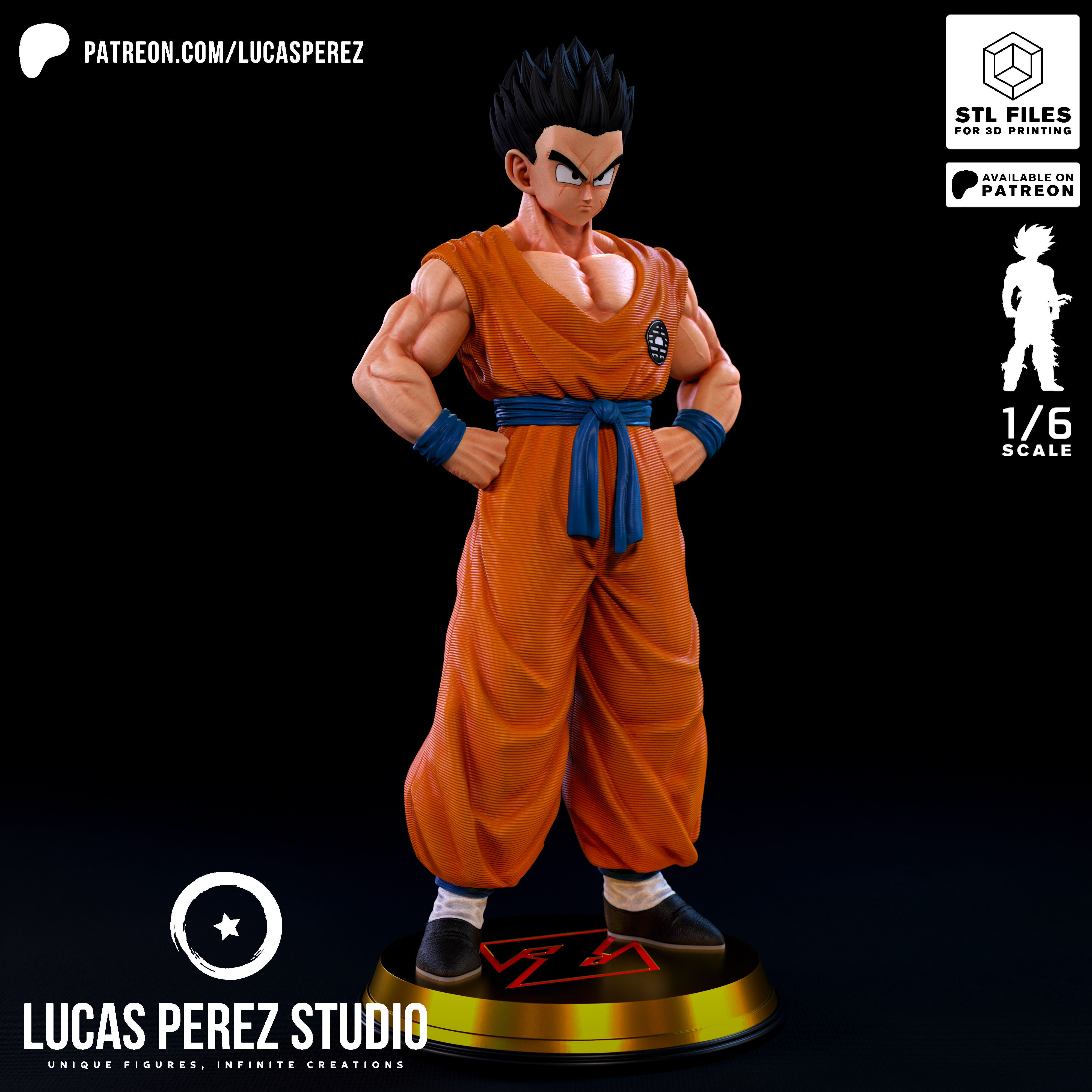 YAMCHA GUERRERO Z 3D print model_12