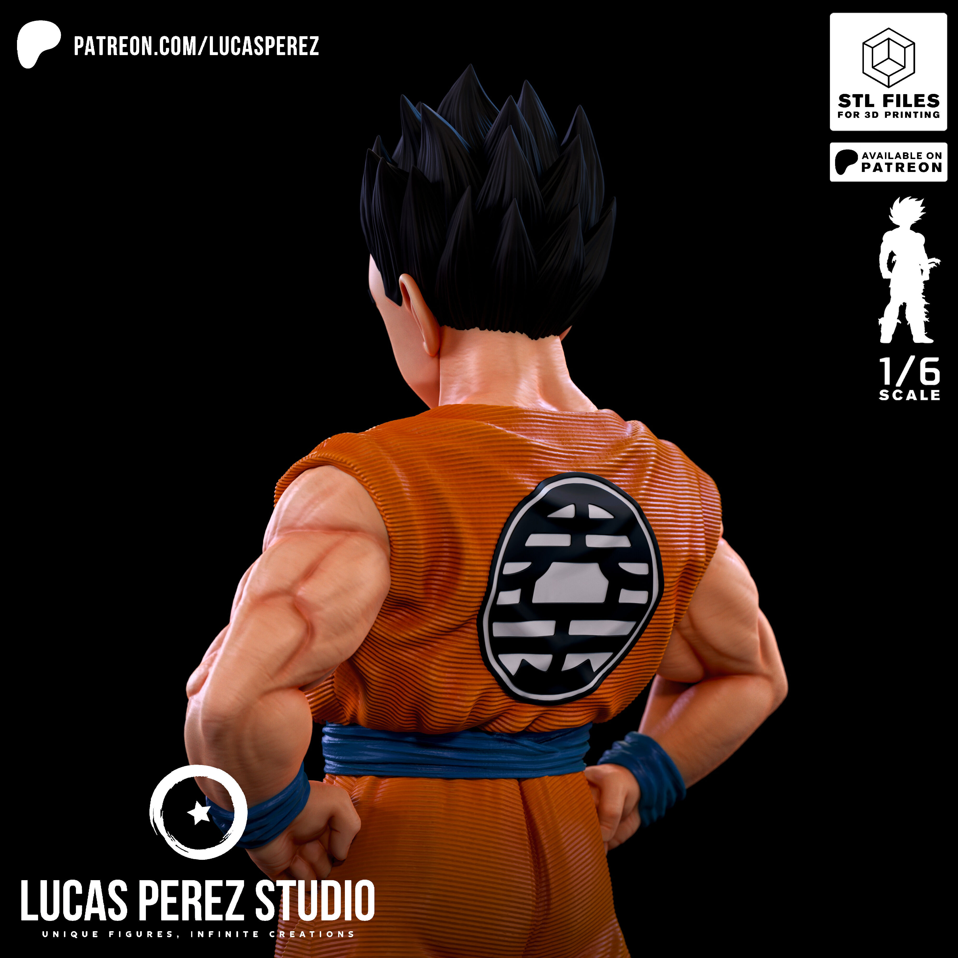 YAMCHA GUERRERO Z 3D print model_5