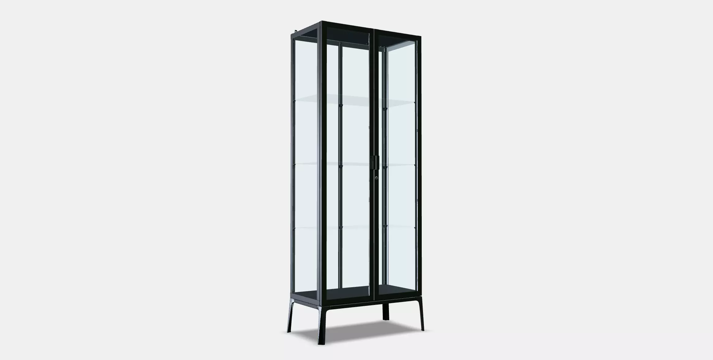 MILSBO Glass-door cabinet 3D model_0