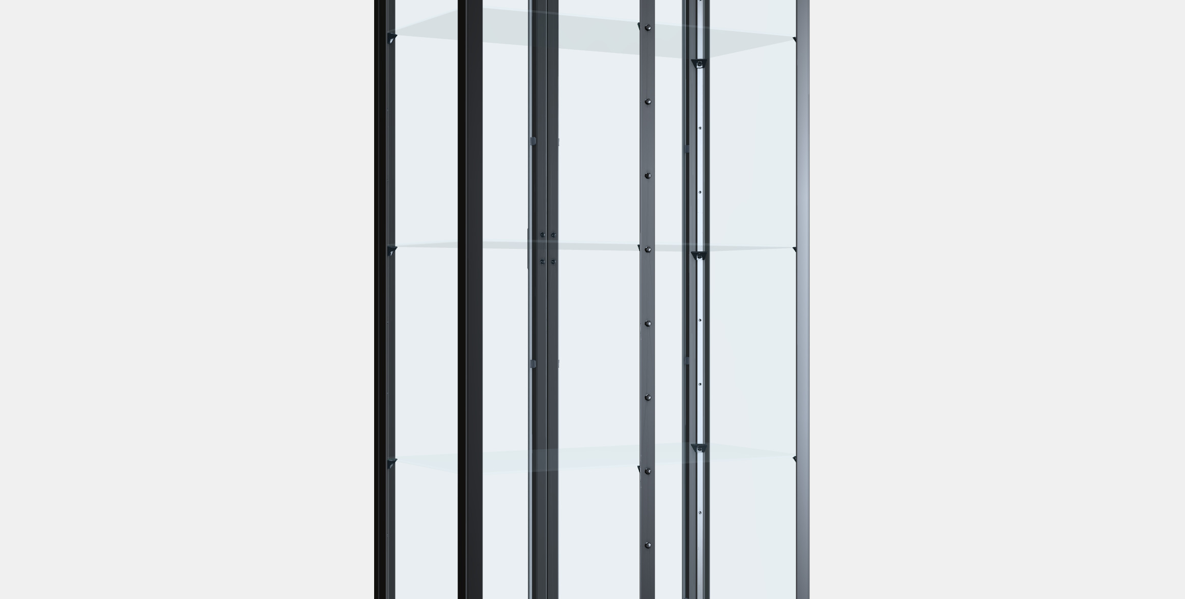 MILSBO Glass-door cabinet 3D model_2