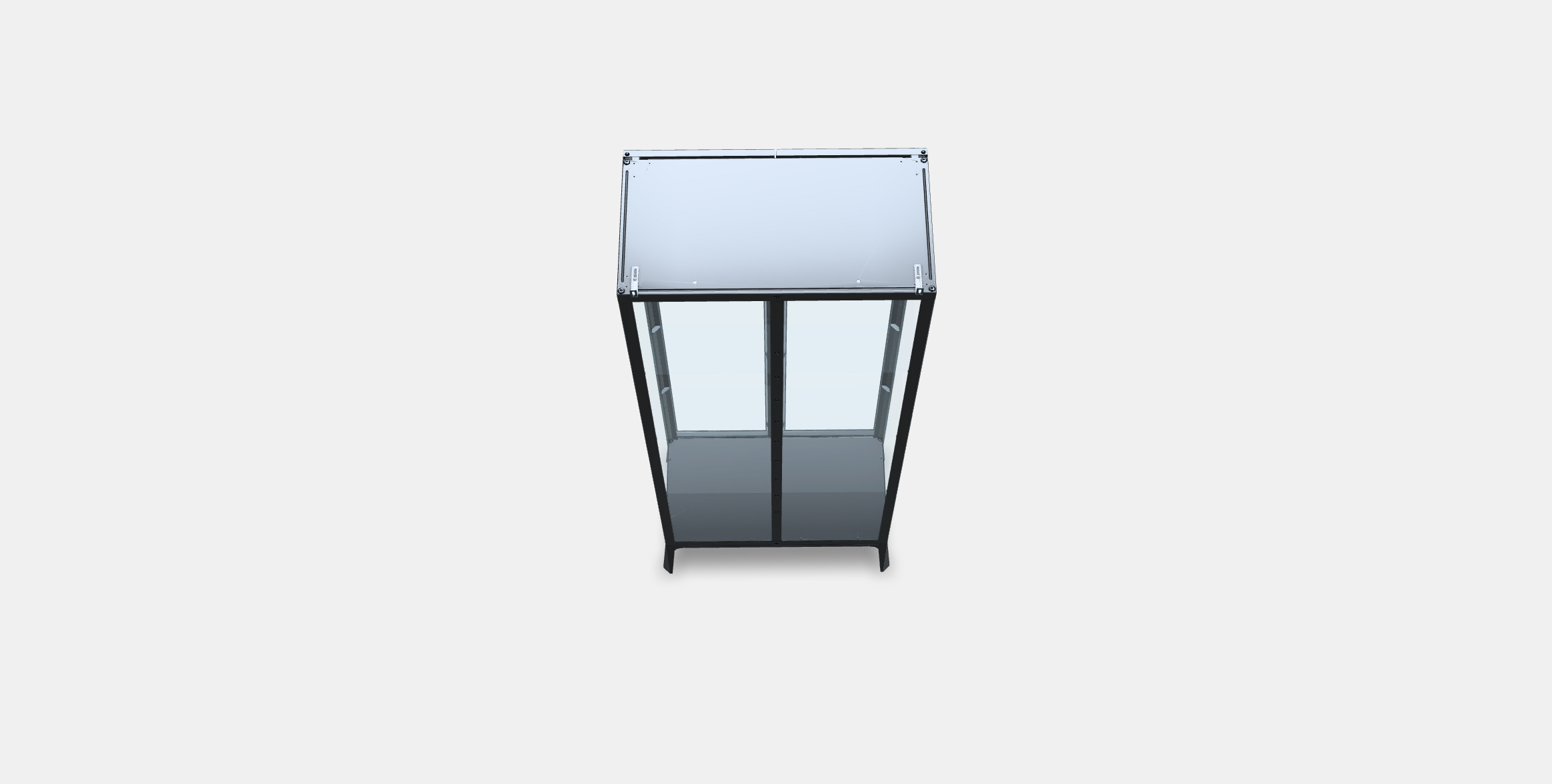 MILSBO Glass-door cabinet 3D model_3
