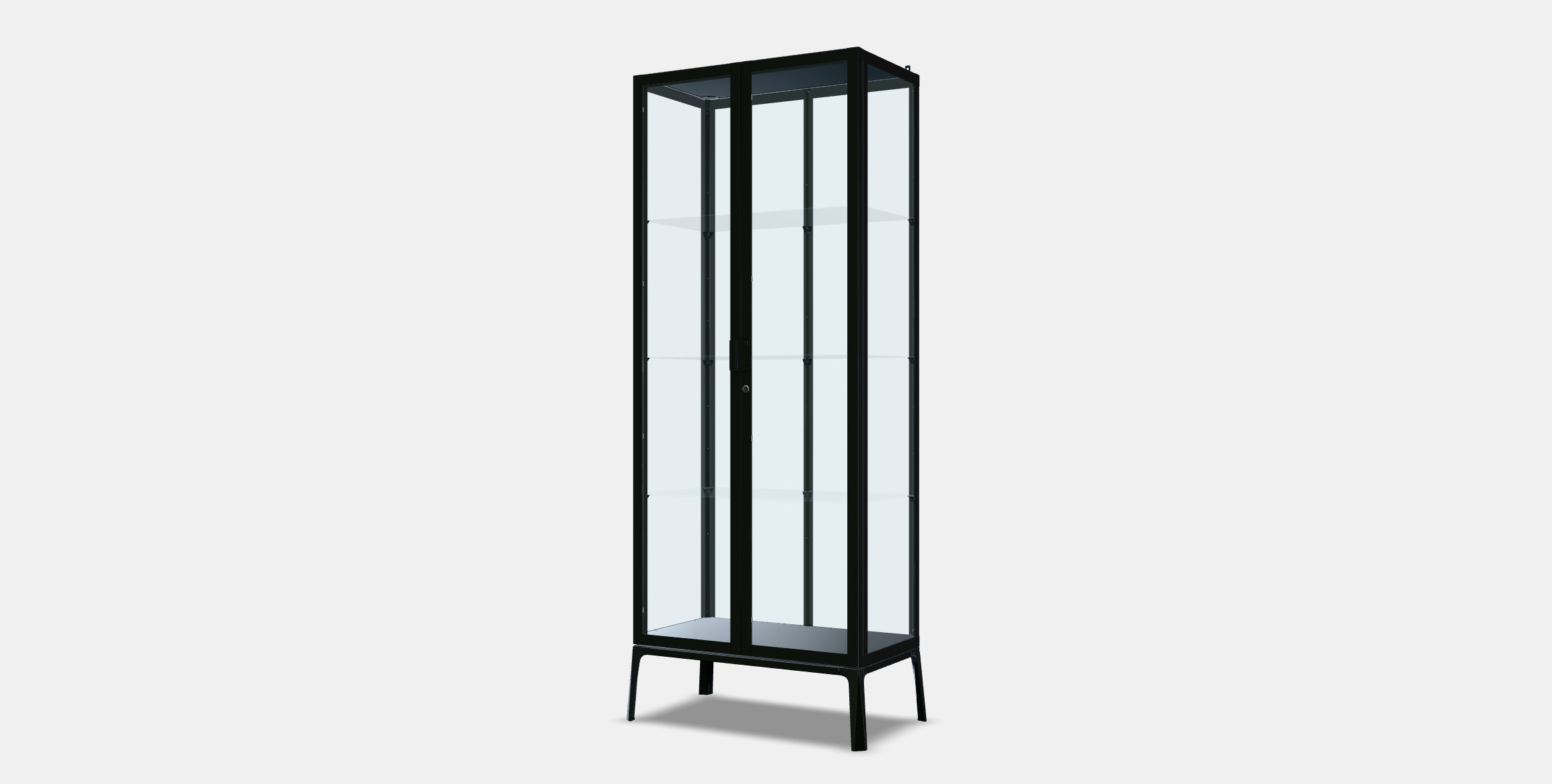 MILSBO Glass-door cabinet 3D model_12