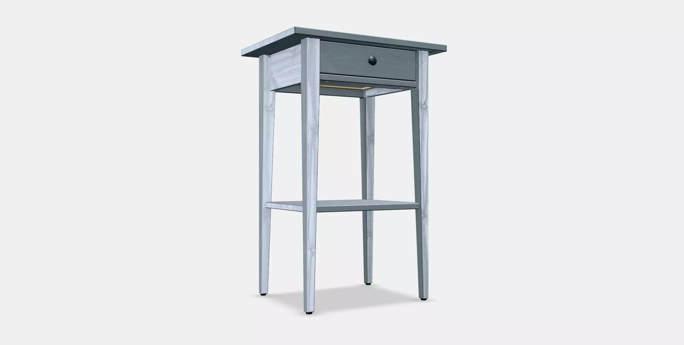 HEMNES Bedside table 1 Low-poly 3D model