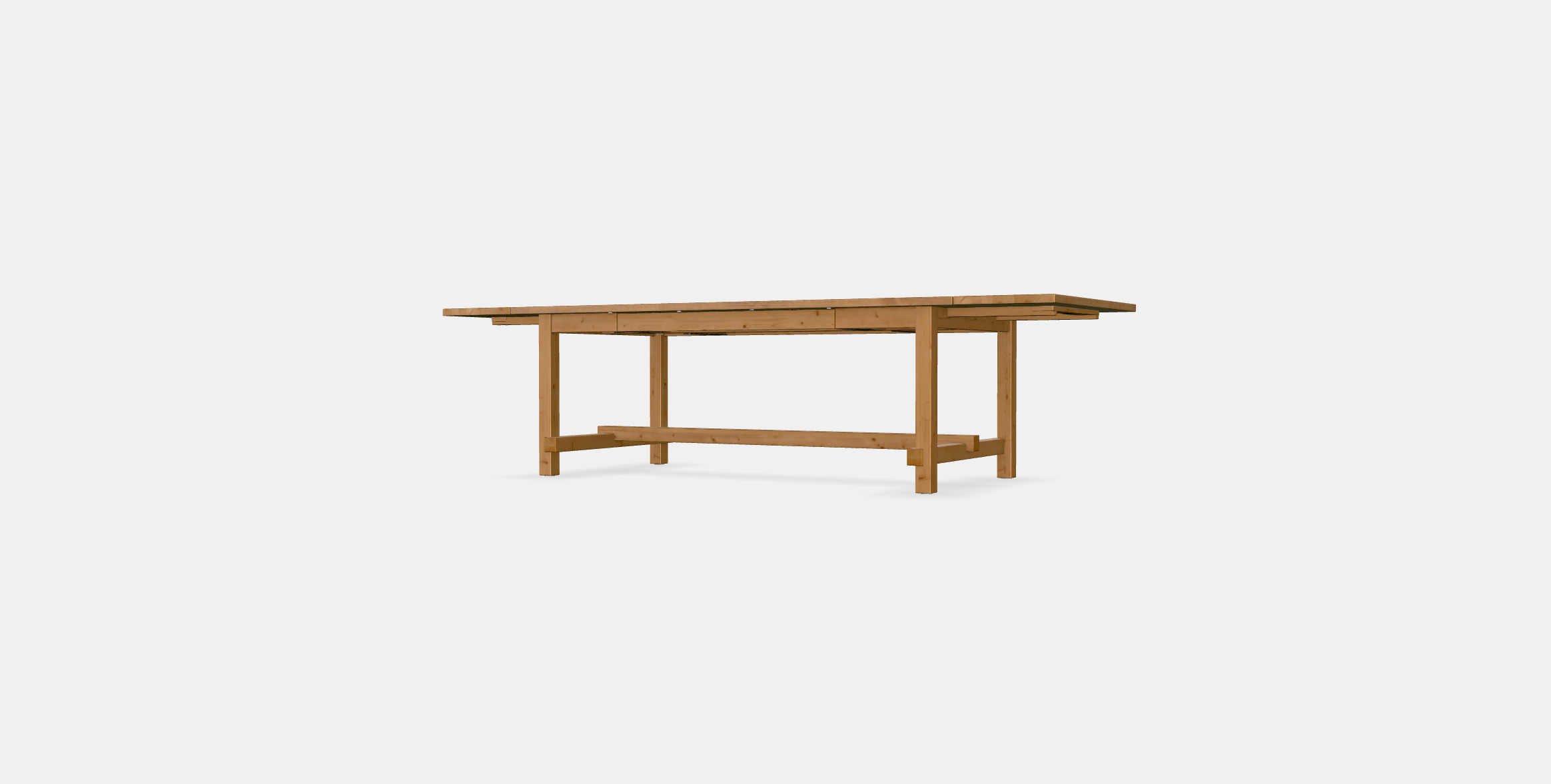 NORDVIKEN Extendable table 6 3D model_4