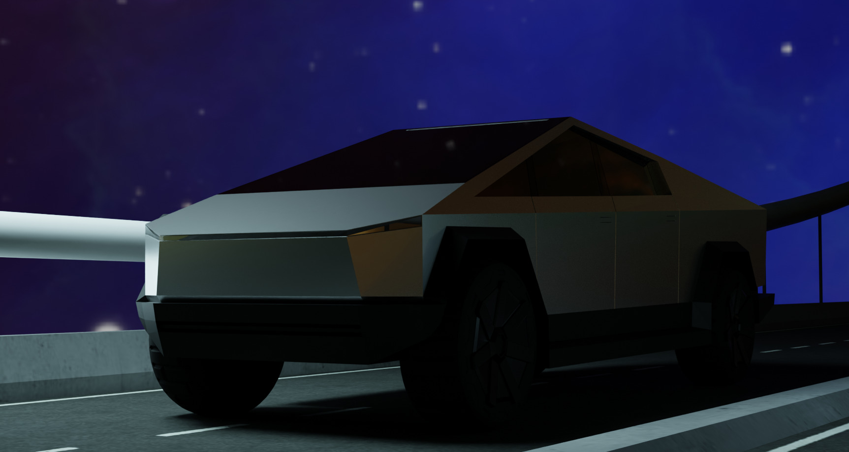 CyberTruck 3D model 3D model_1