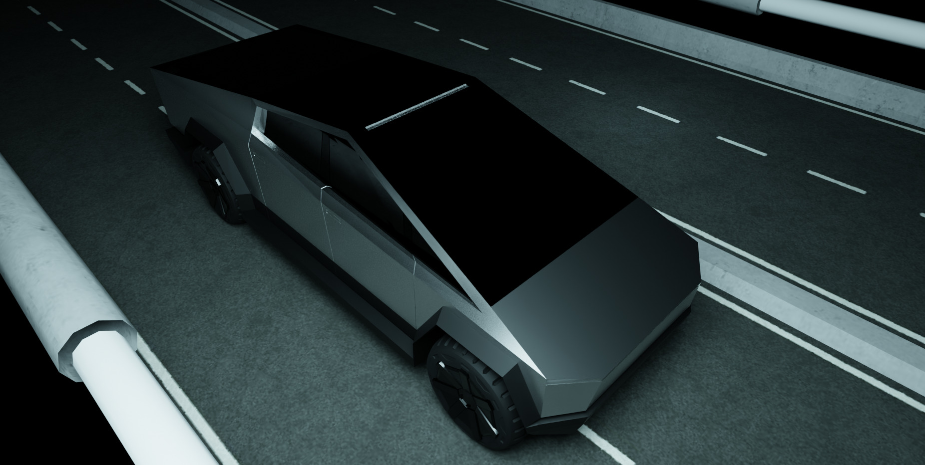 CyberTruck 3D model 3D model_2