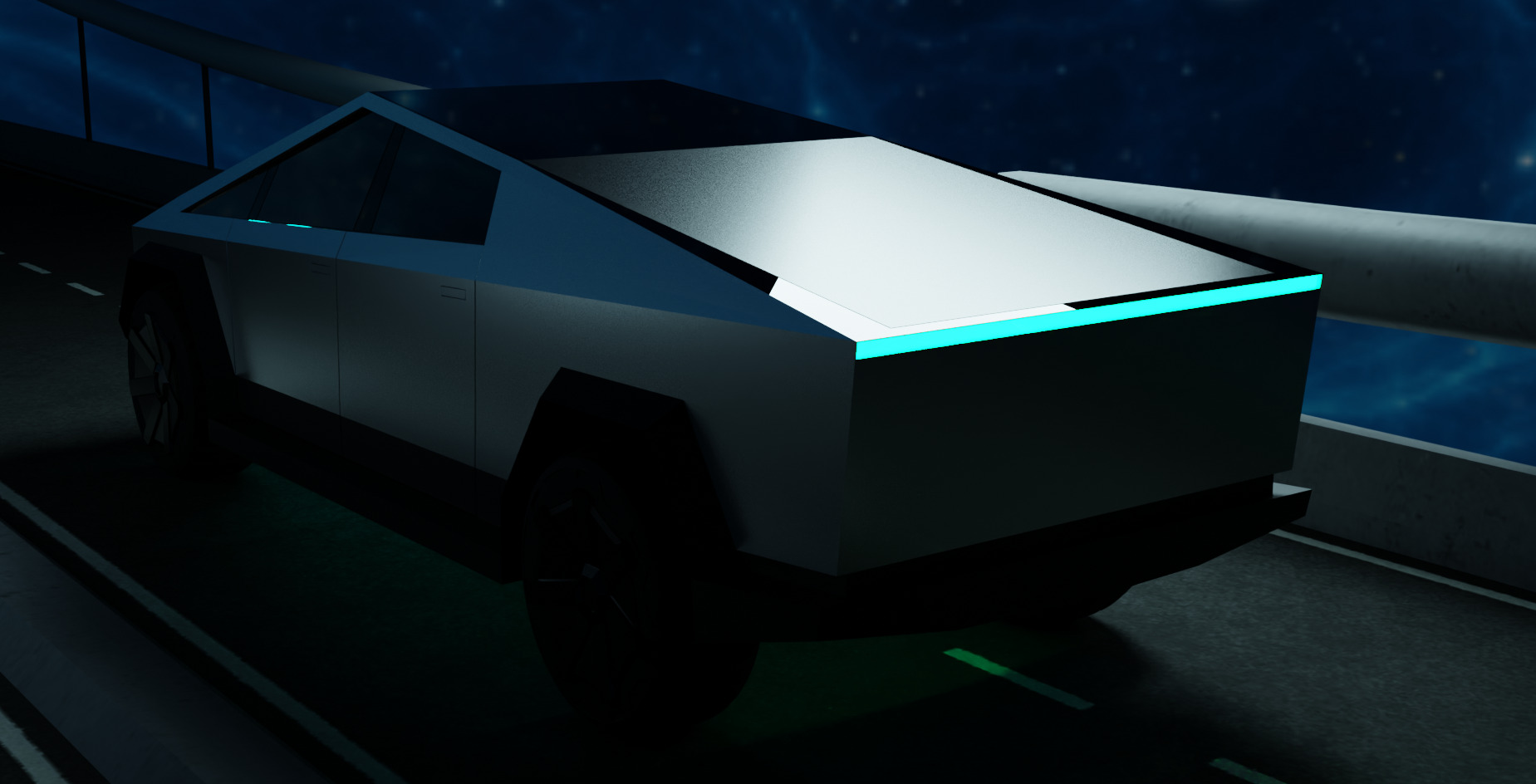 CyberTruck 3D model 3D model_4