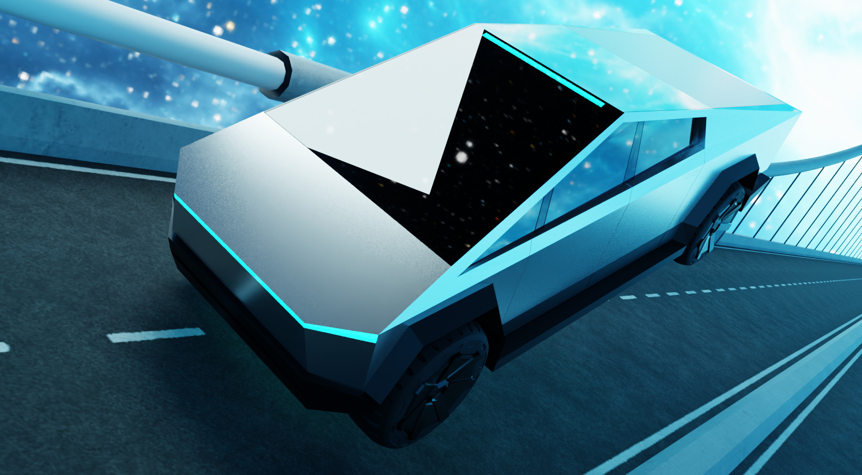 CyberTruck 3D model 3D model_7