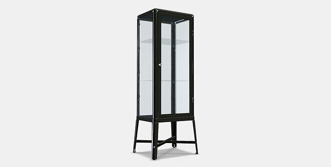 FABRIKOR Cabinets with glass doors Low-poly 3D model