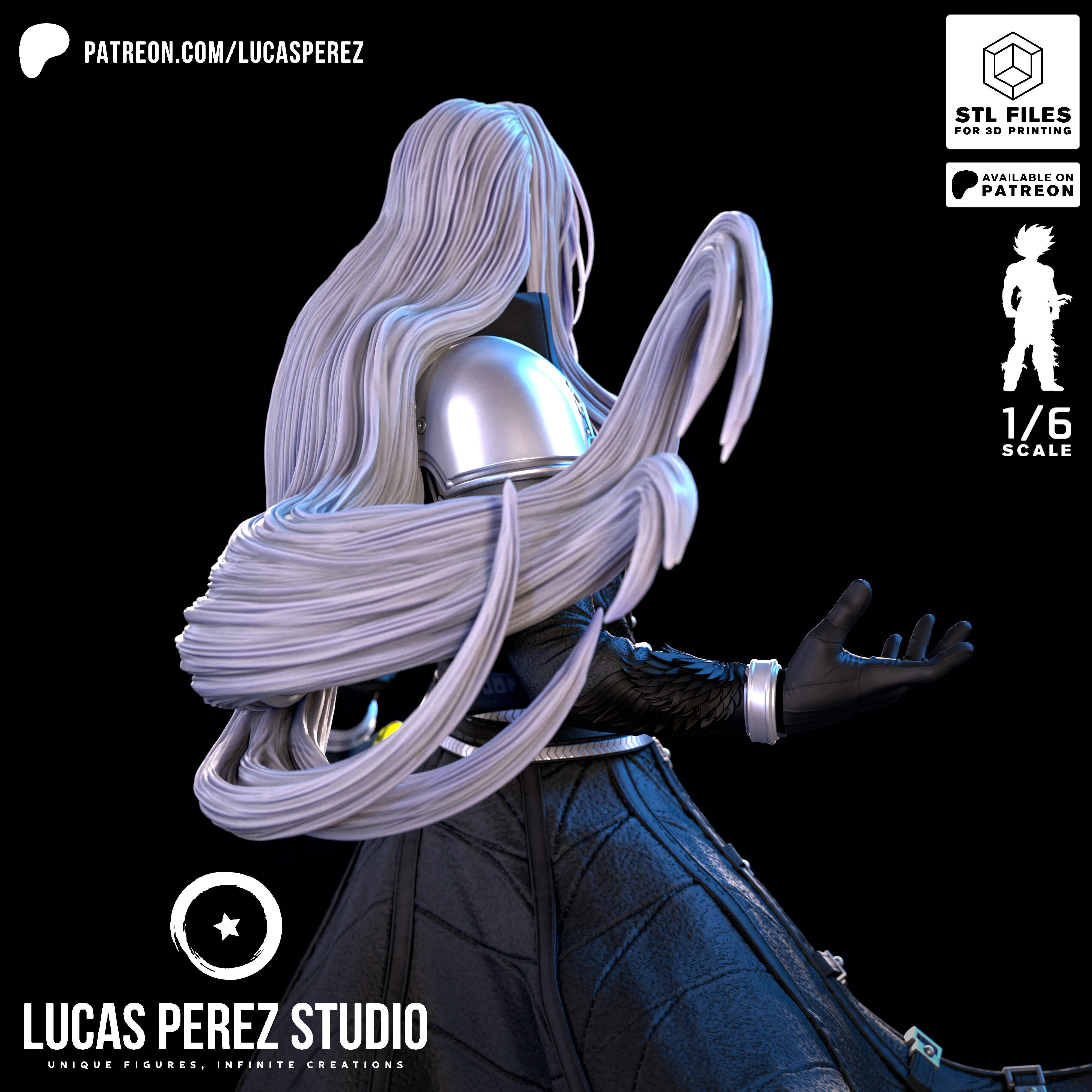 SEPHIROTH 3D print model_4