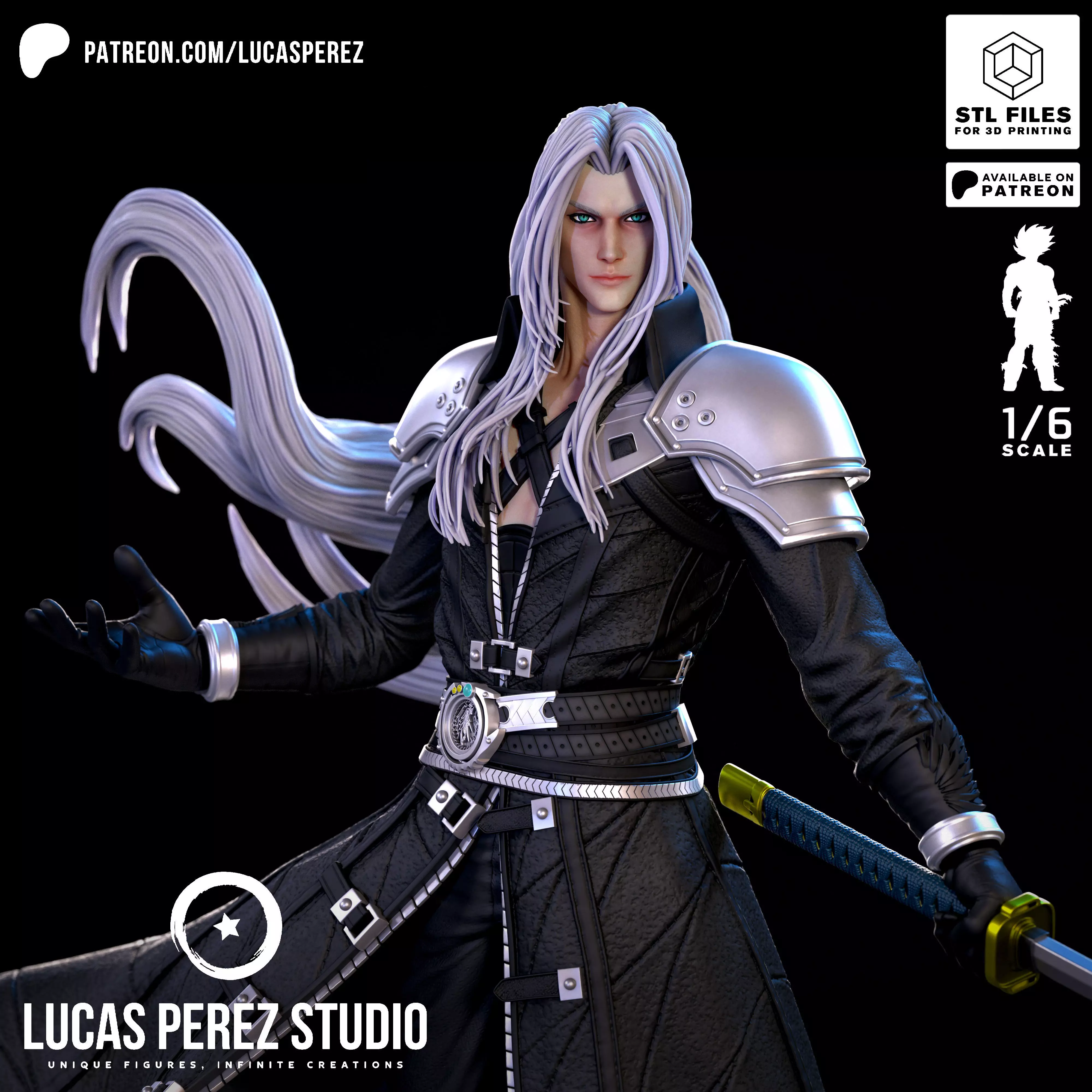 SEPHIROTH 3D print model_0
