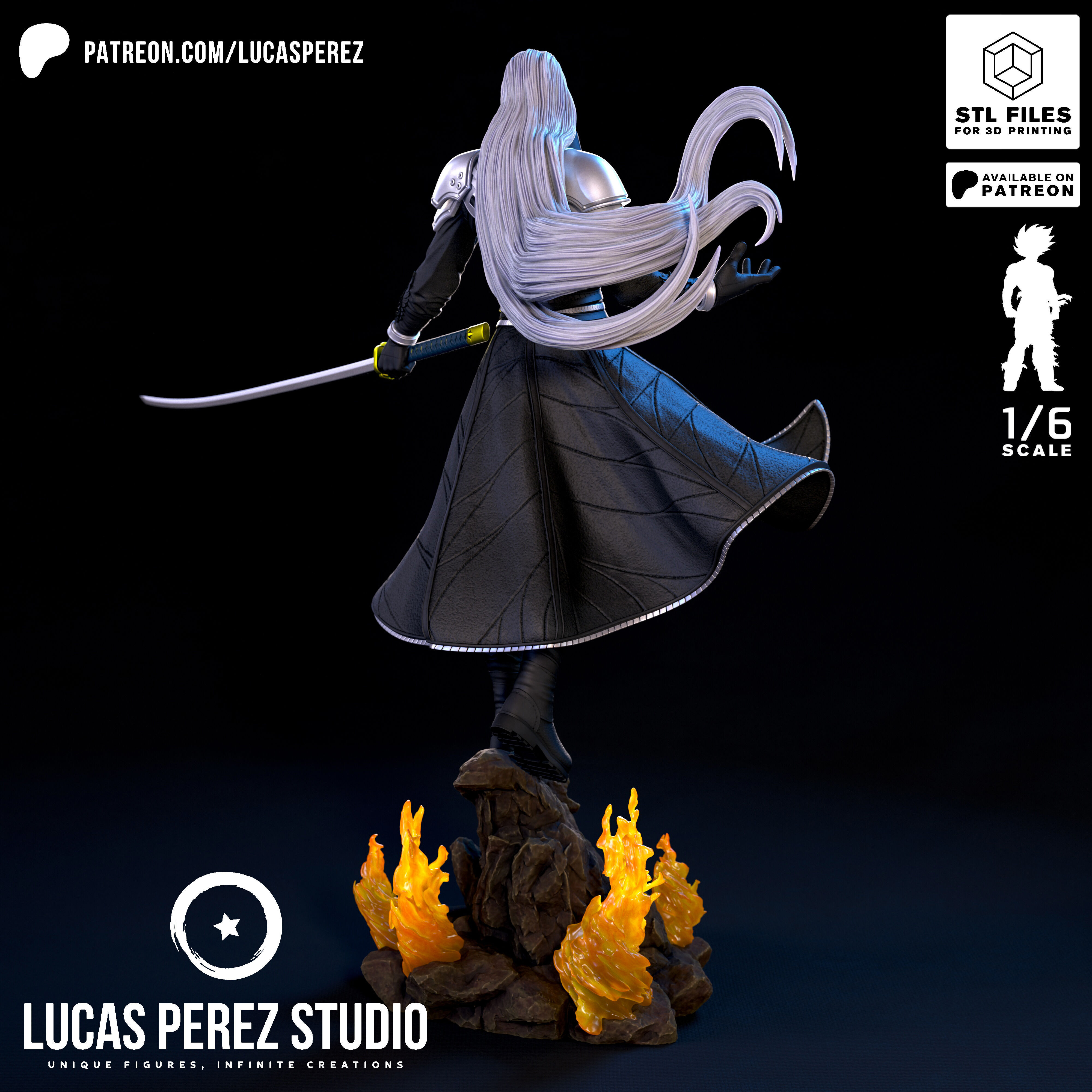 SEPHIROTH 3D print model_20