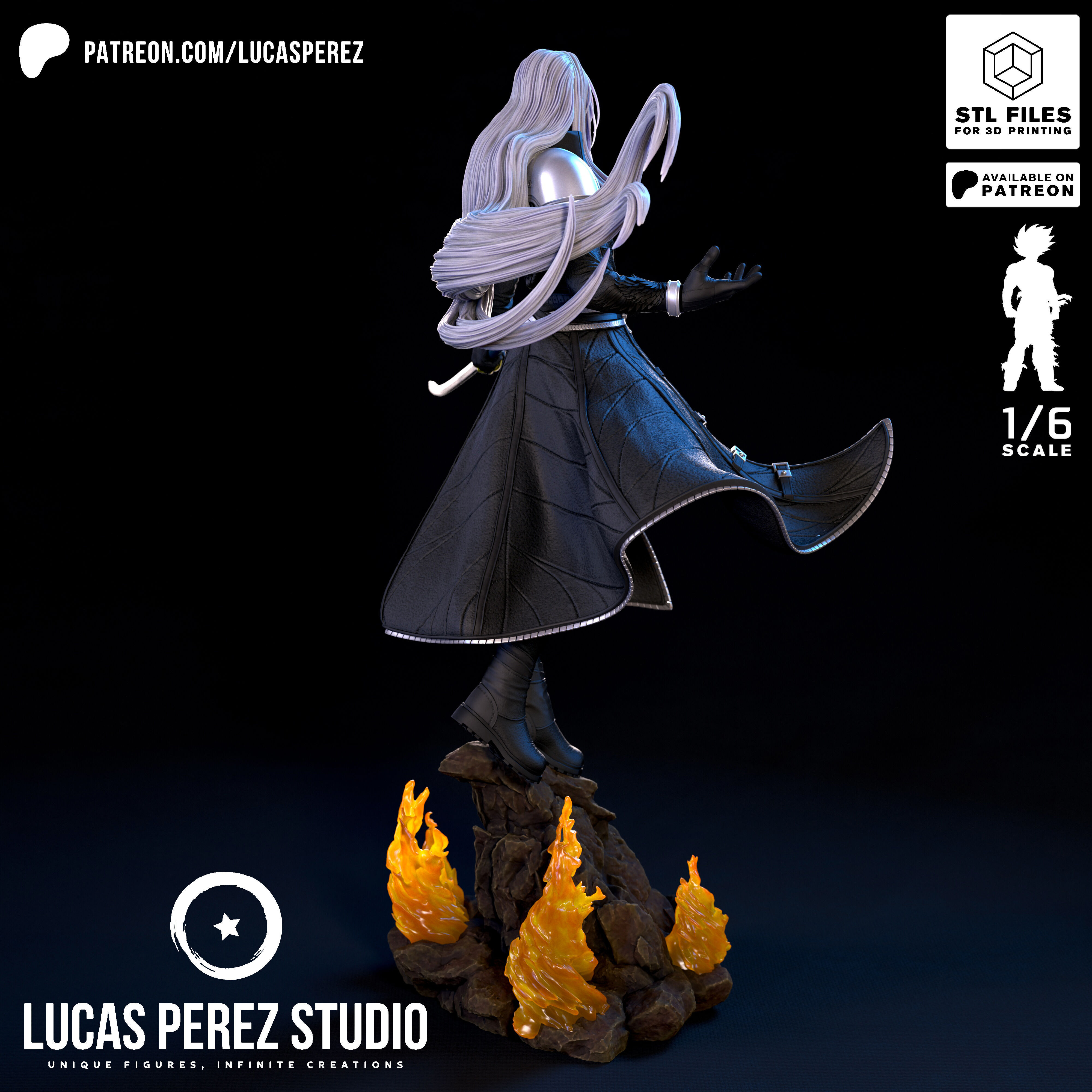 SEPHIROTH 3D print model_19