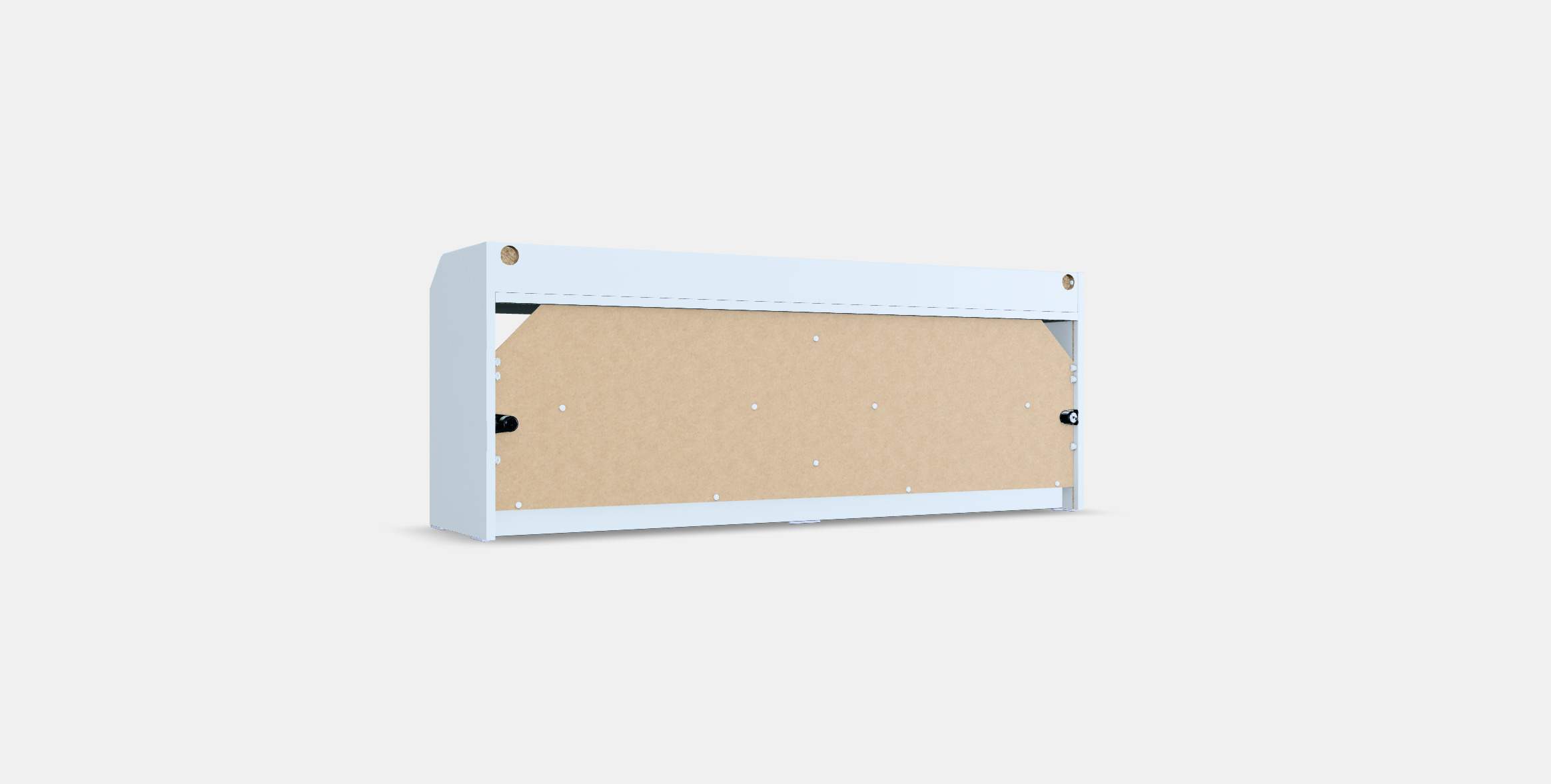 HAUGA TV bench Low-poly 3D model_15