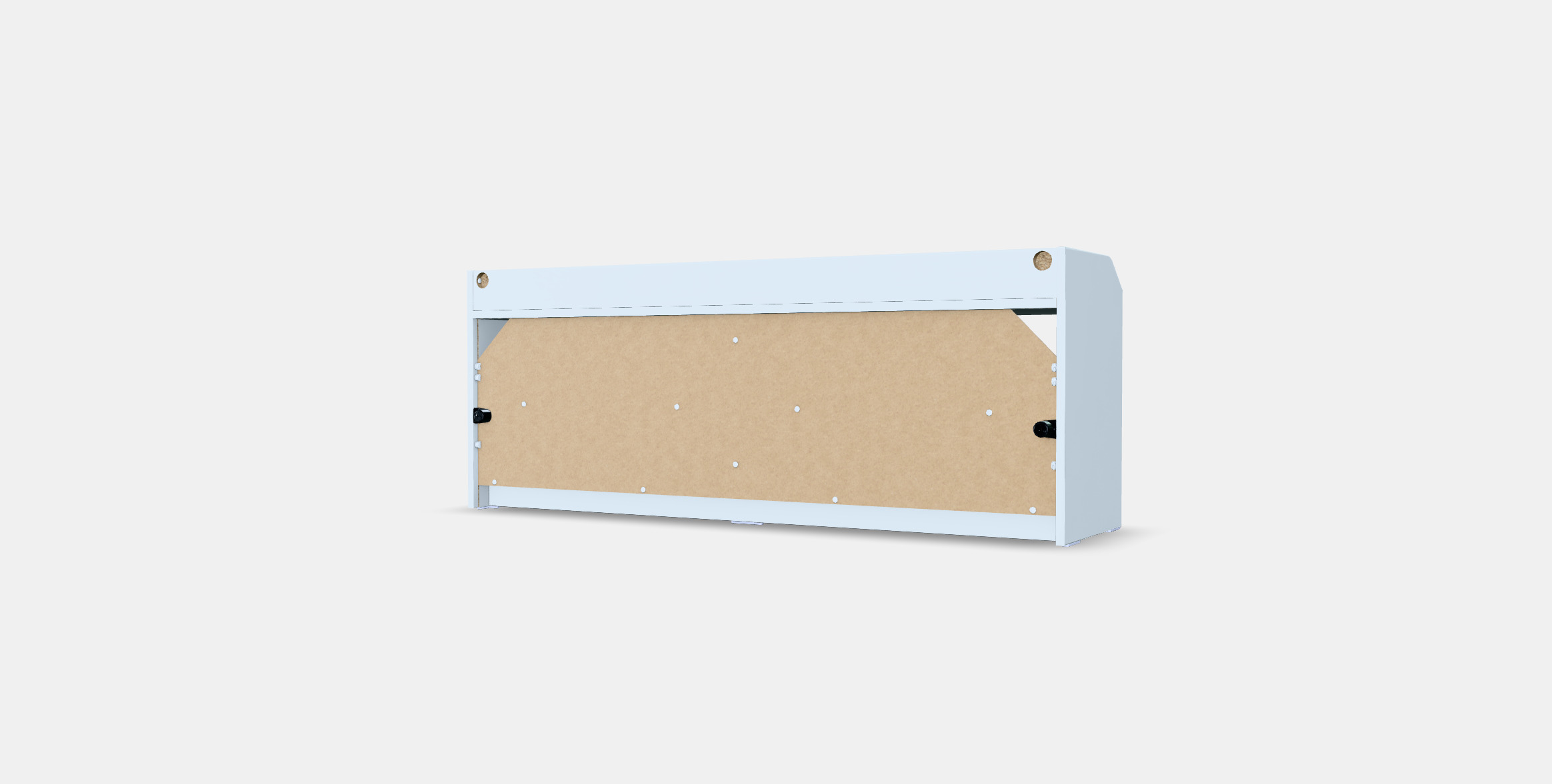 HAUGA TV bench Low-poly 3D model_7