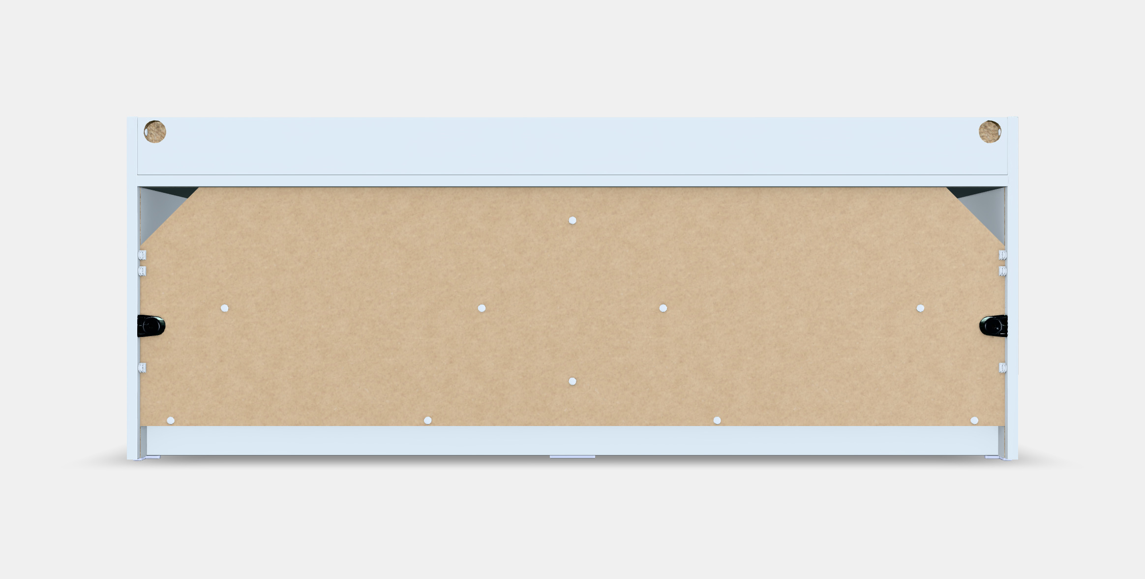 HAUGA TV bench Low-poly 3D model_16