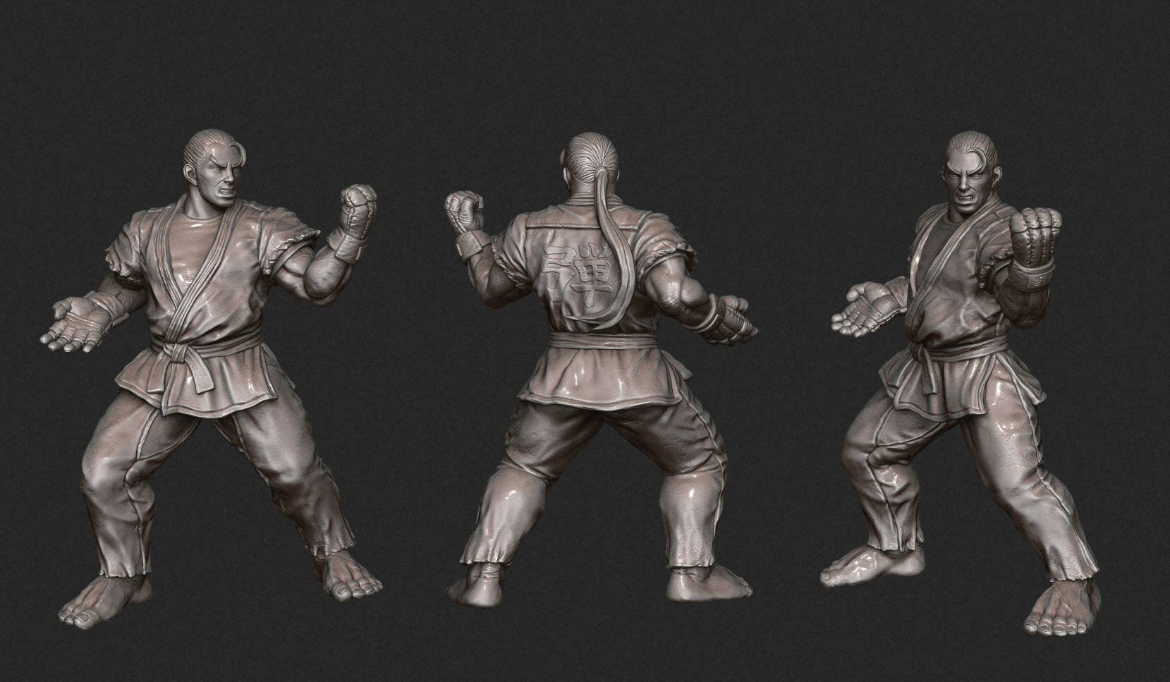 StreetFighterDanHibiki 3D print model_1