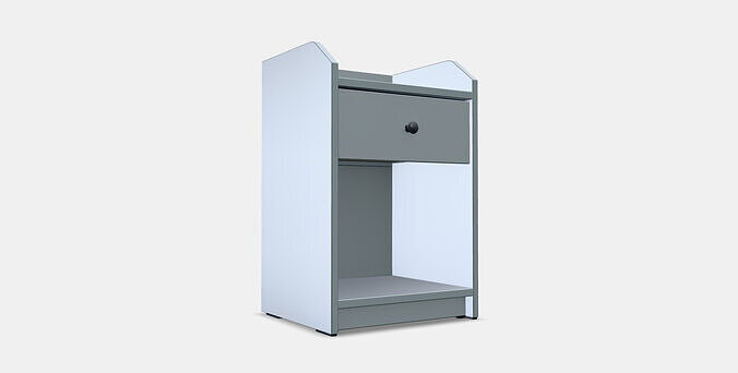 HAUGA Bedside table 1 3D model